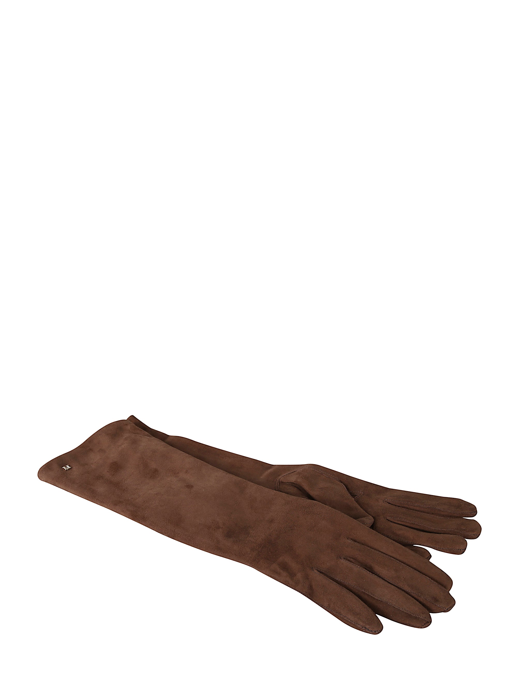 Max Mara Gloves Brown Lamb Leather