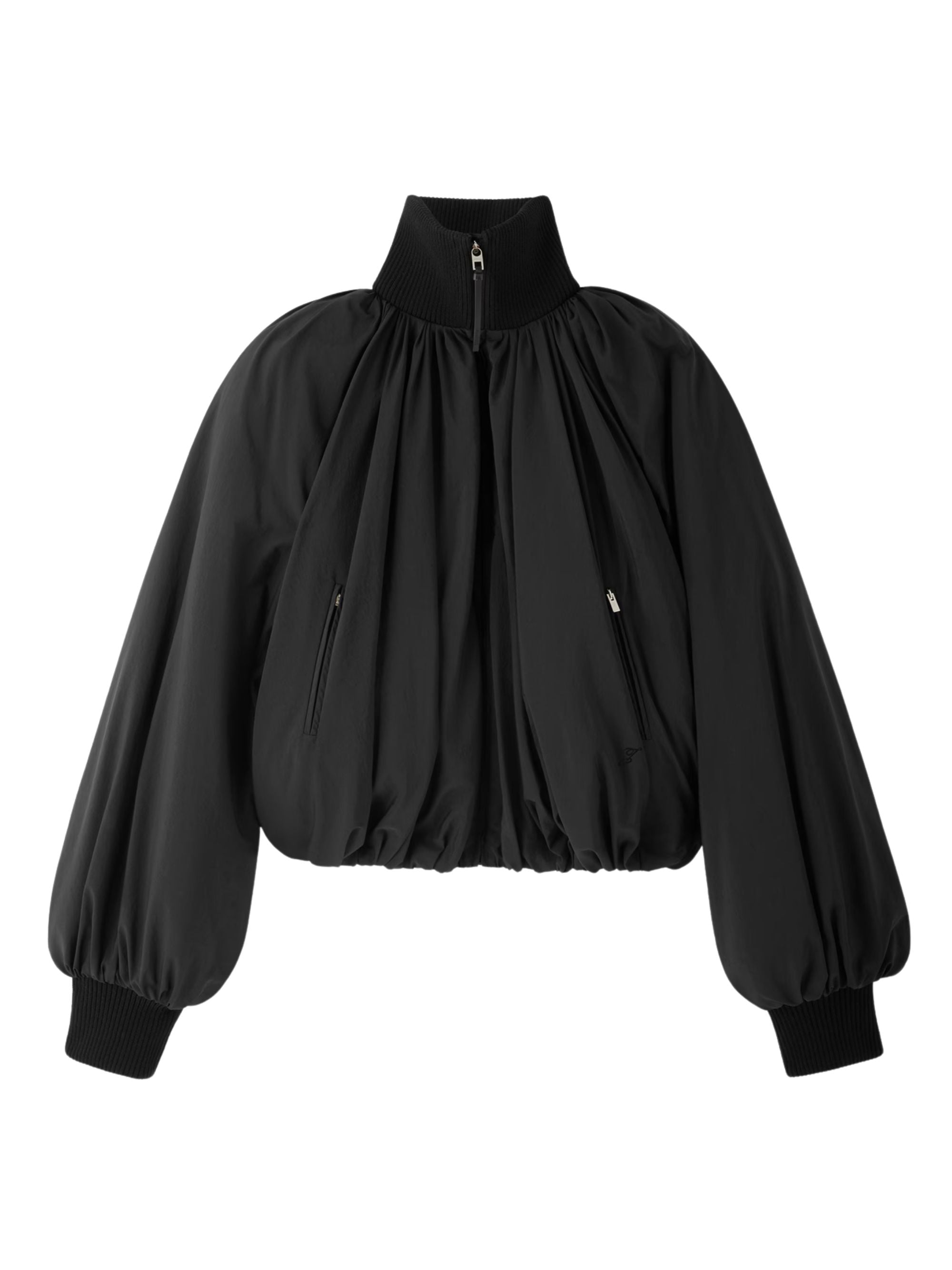 Jacquemus Coats Black Viscose Cotton