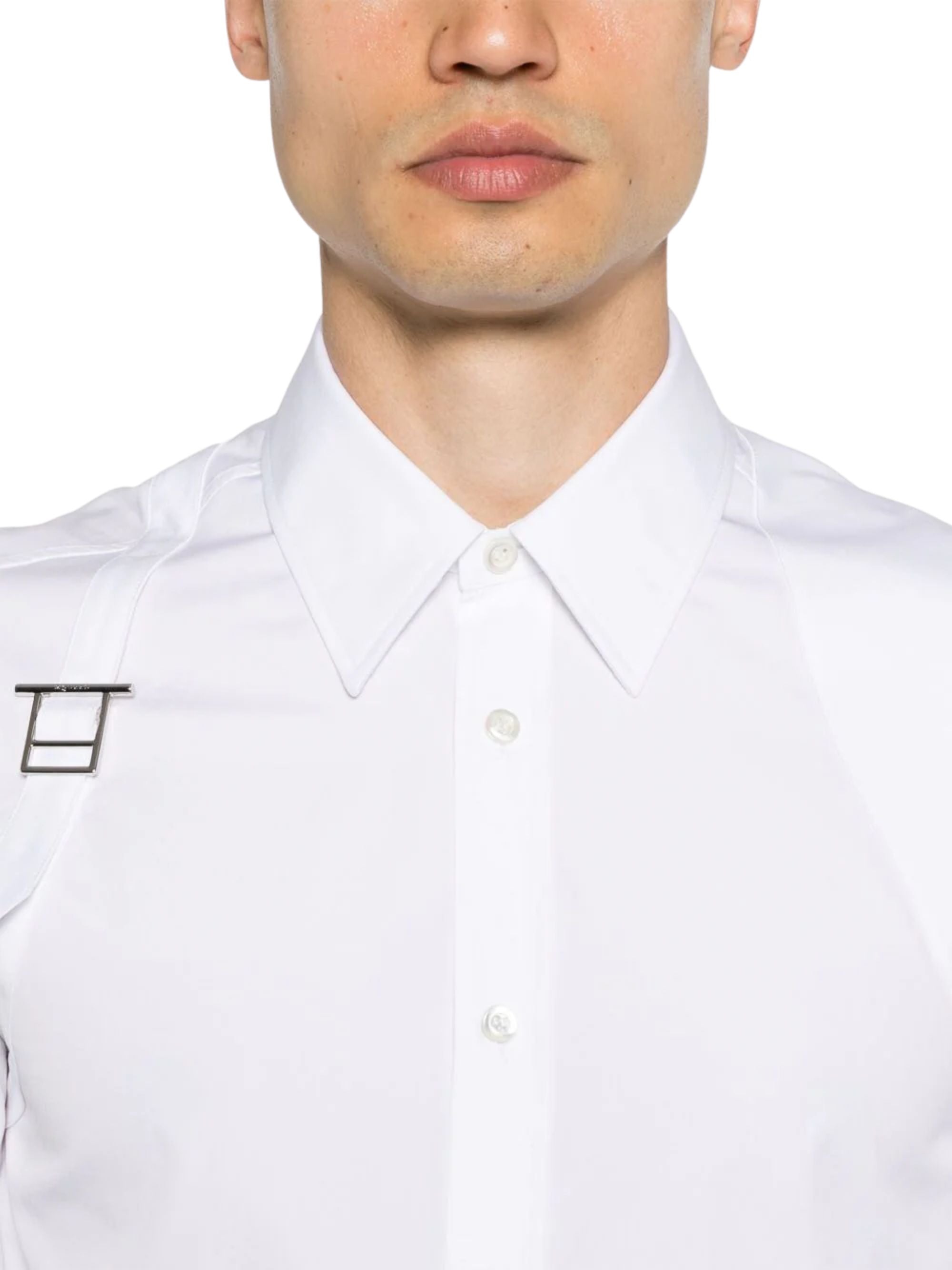 Alexander Mcqueen Shirts White Cotton