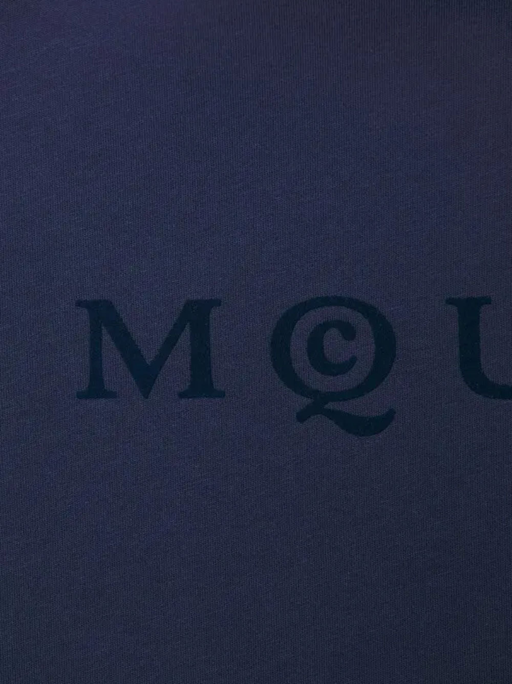 Alexander Mcqueen T-Shirts And Polos Blue Cotton