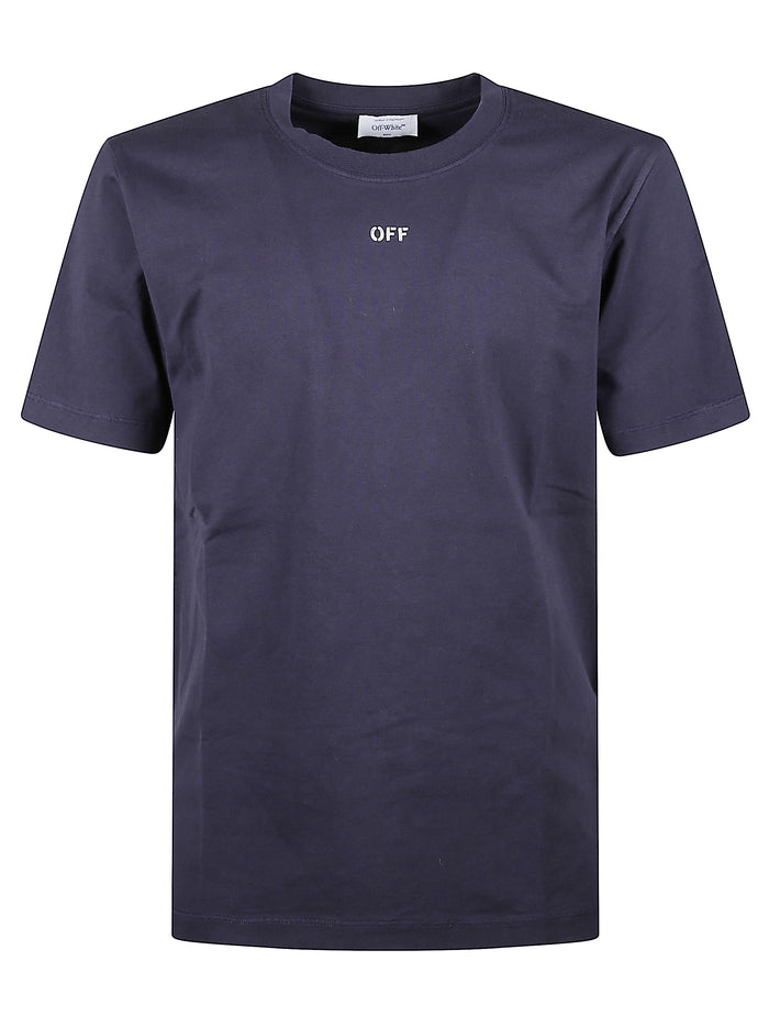 Off White T-Shirts And Polos Purple Cotton