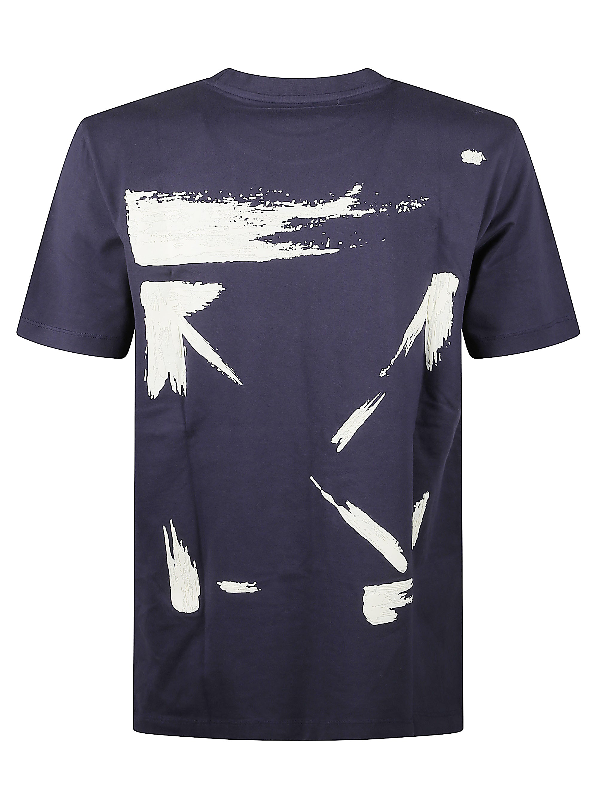 Off White T-Shirts And Polos Purple Cotton