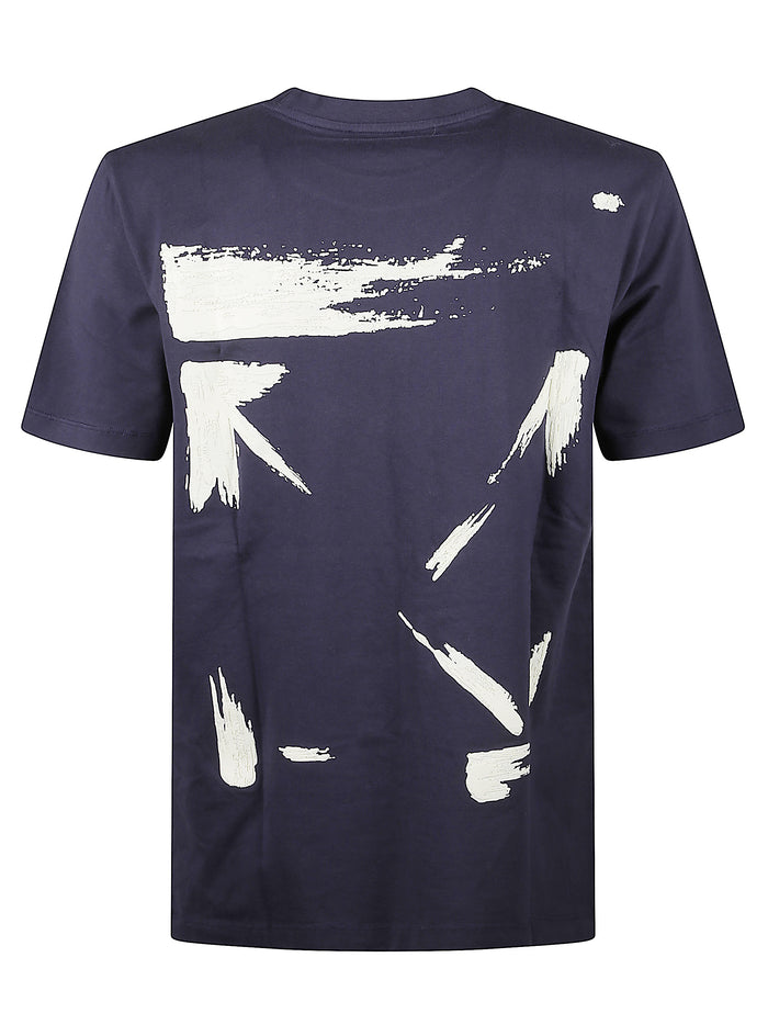 Off White T-Shirts And Polos Purple Cotton