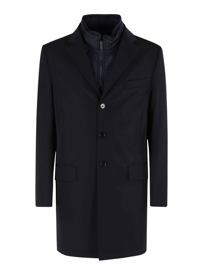 Fay Coats Black Pl Ea