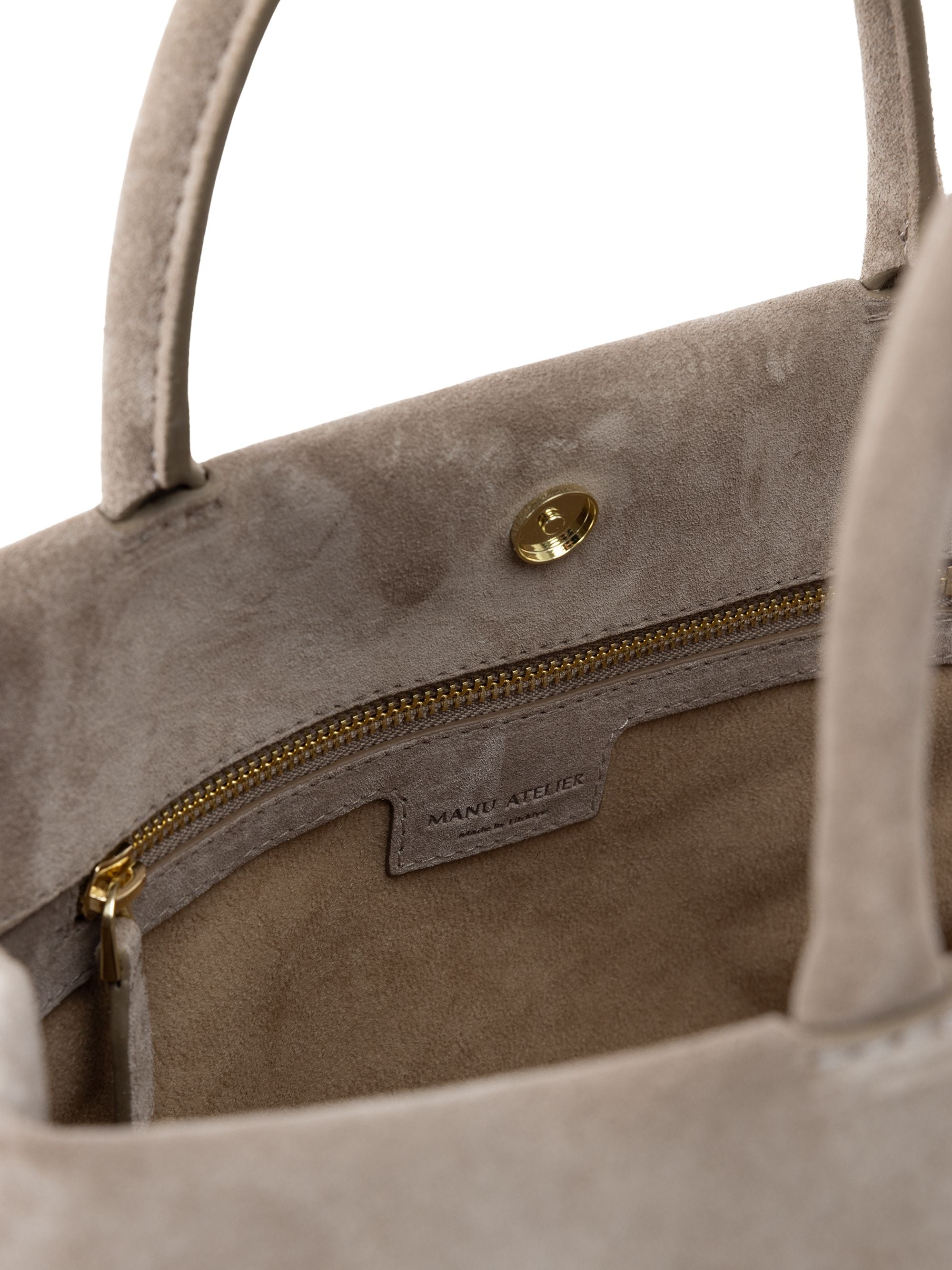 Manu Atelier Bags Brown Suede Leather