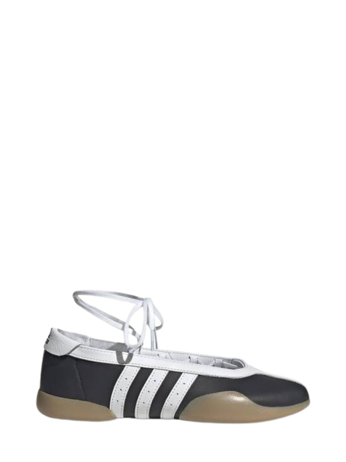 Adidas Sneakers Black Leather Textile