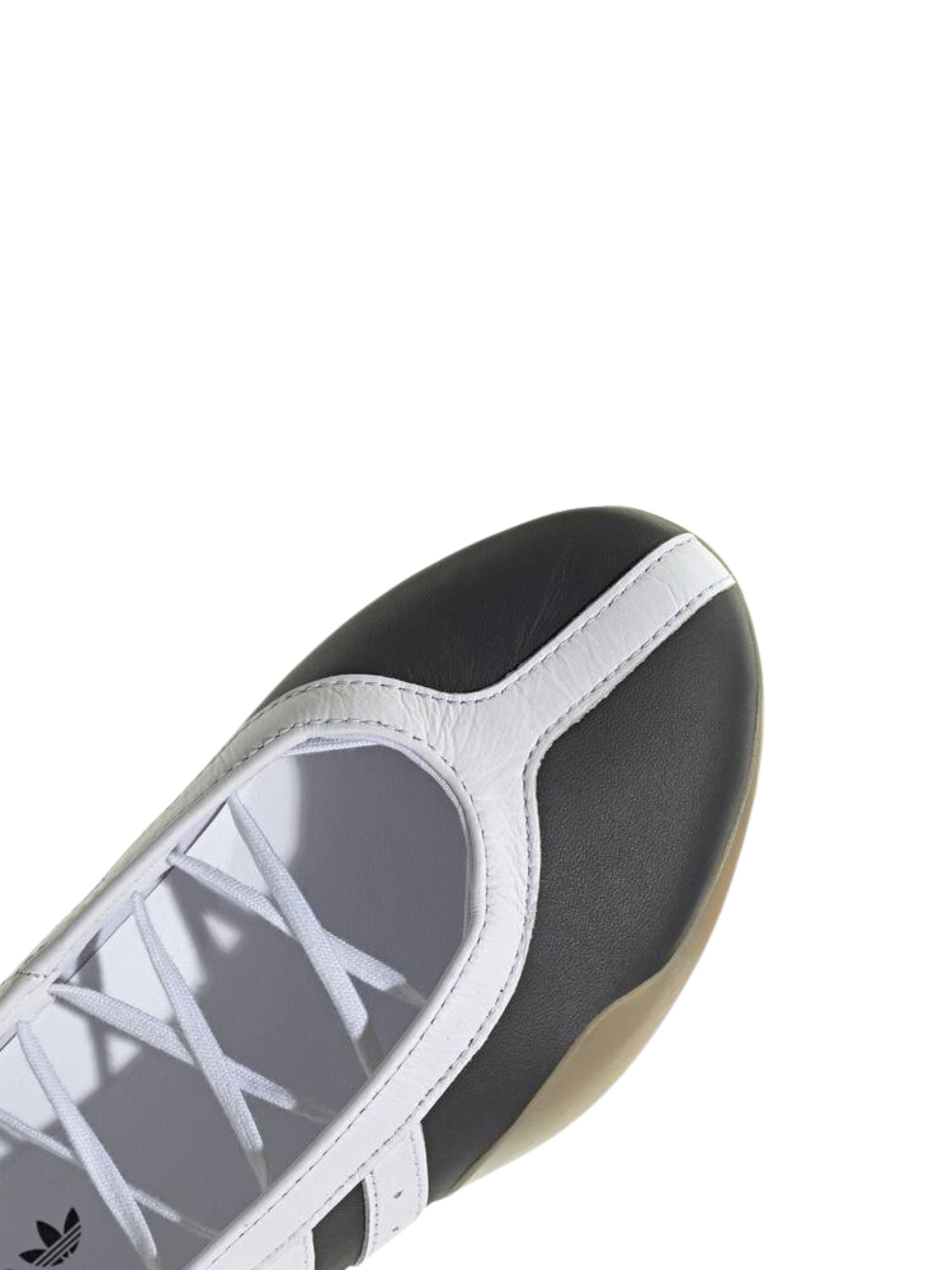 Adidas Sneakers Black Leather Textile