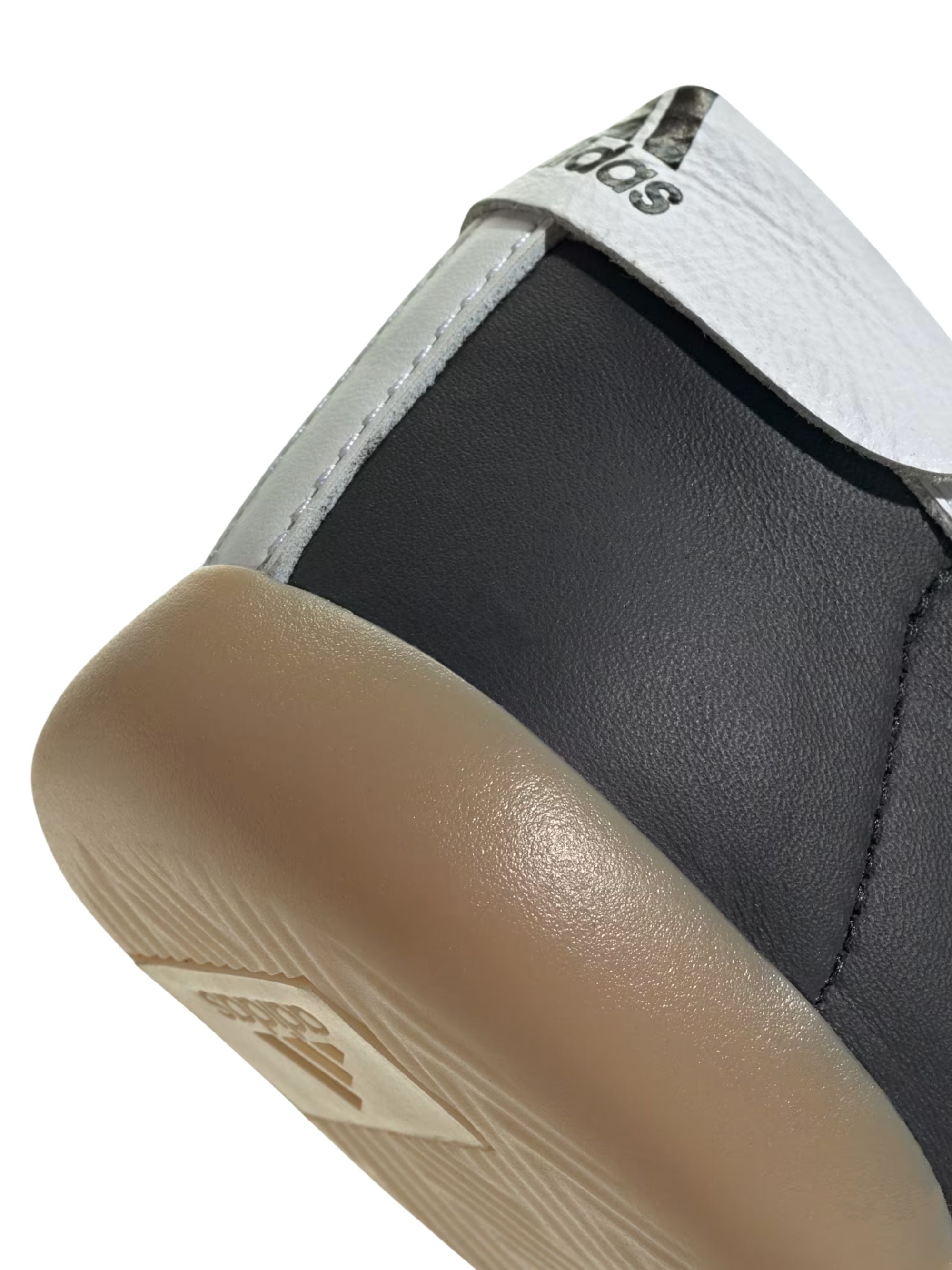 Adidas Sneakers Black Leather Textile