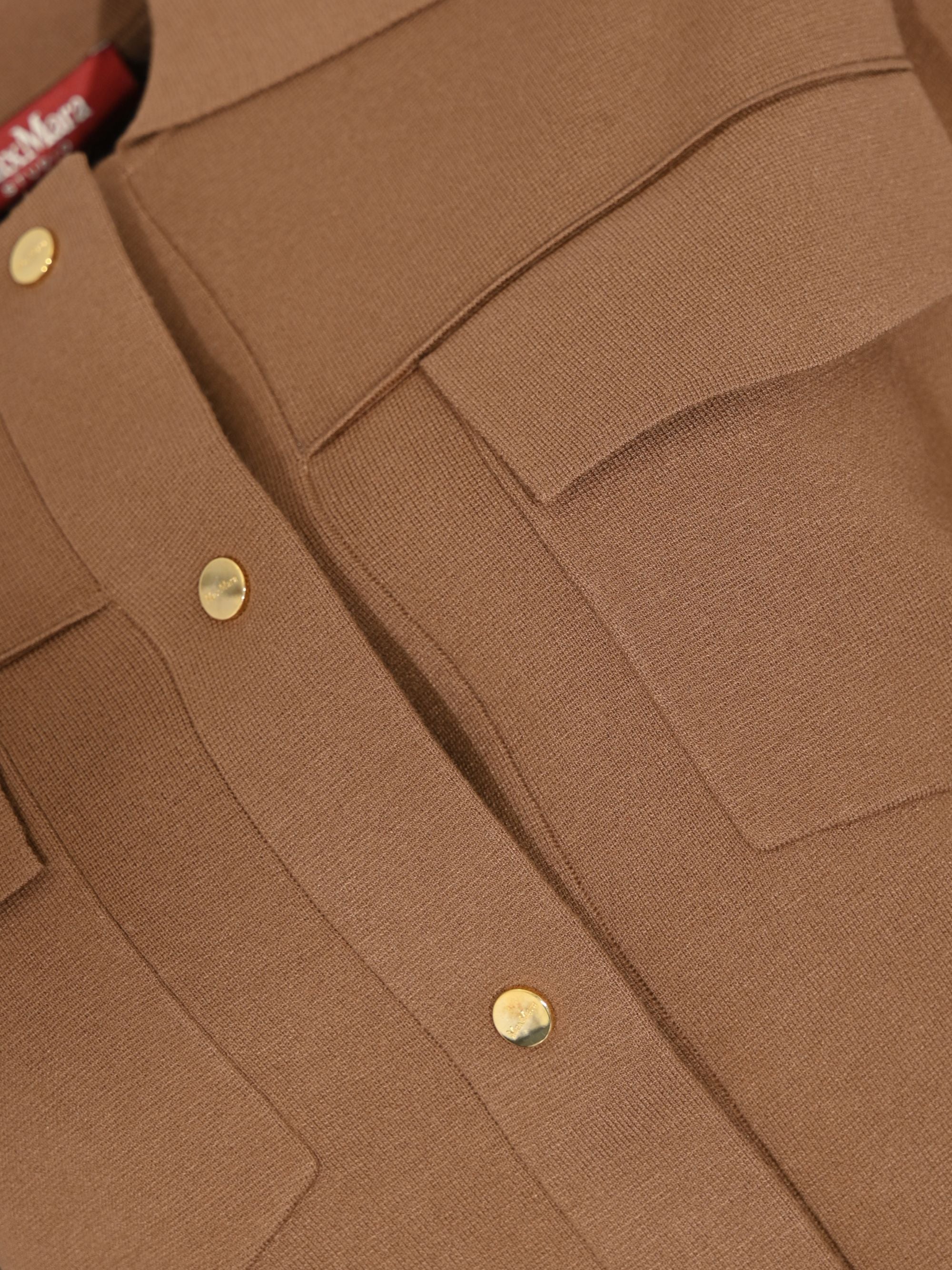 Max Mara Studio Sweaters Brown Viscose Polyster