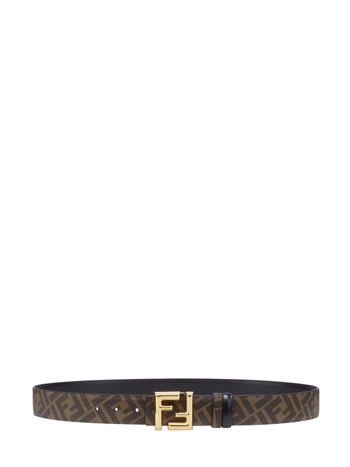 Fendi Belts Black Calf Leather