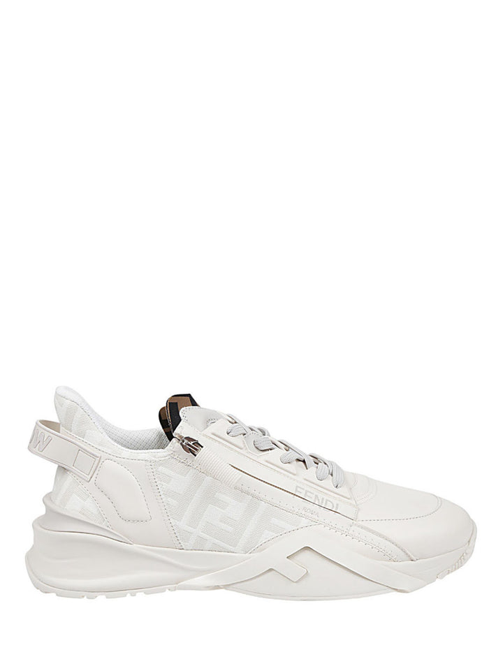Fendi Sneakers White Calf Leather