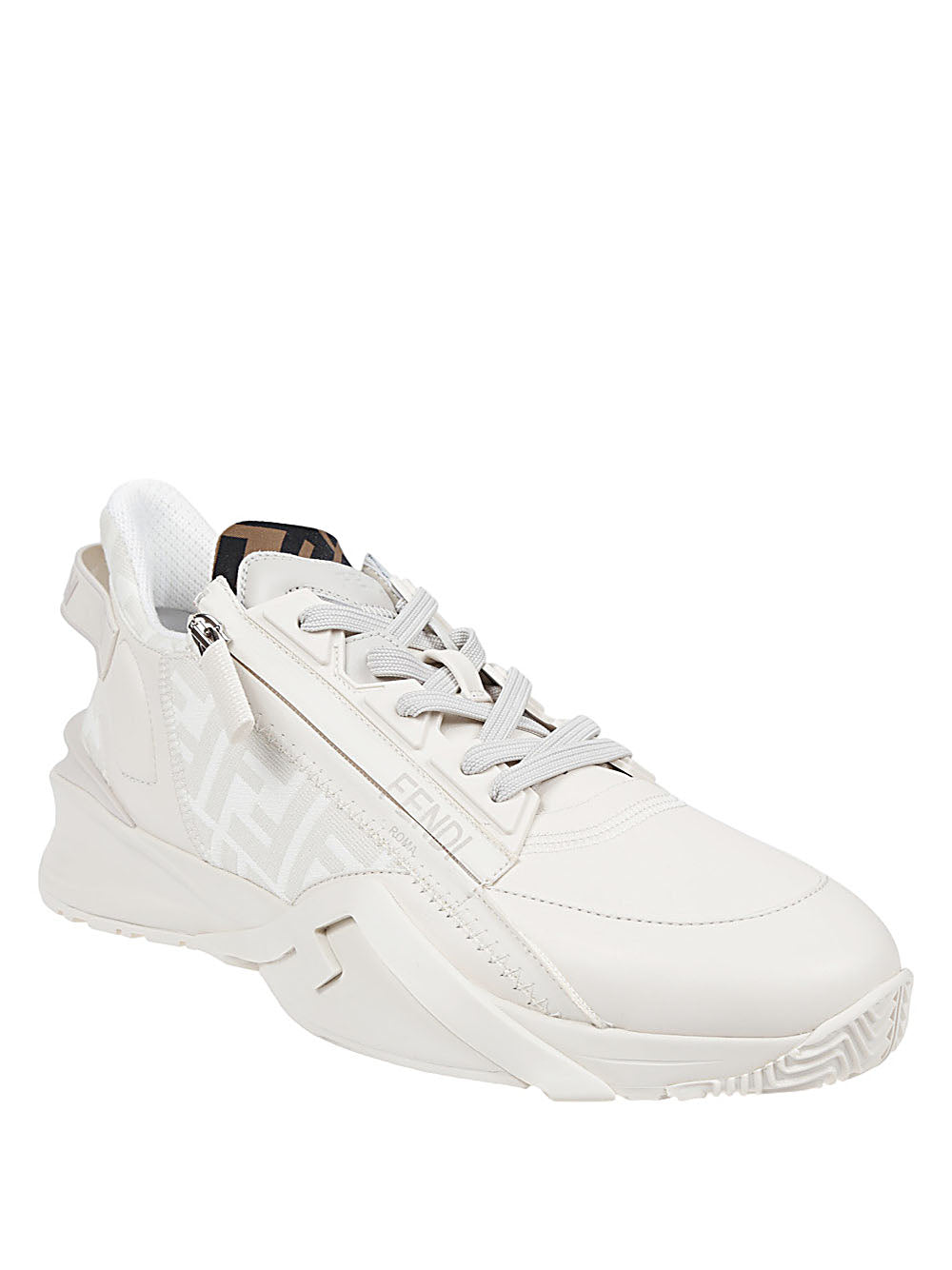 Fendi Sneakers White Calf Leather