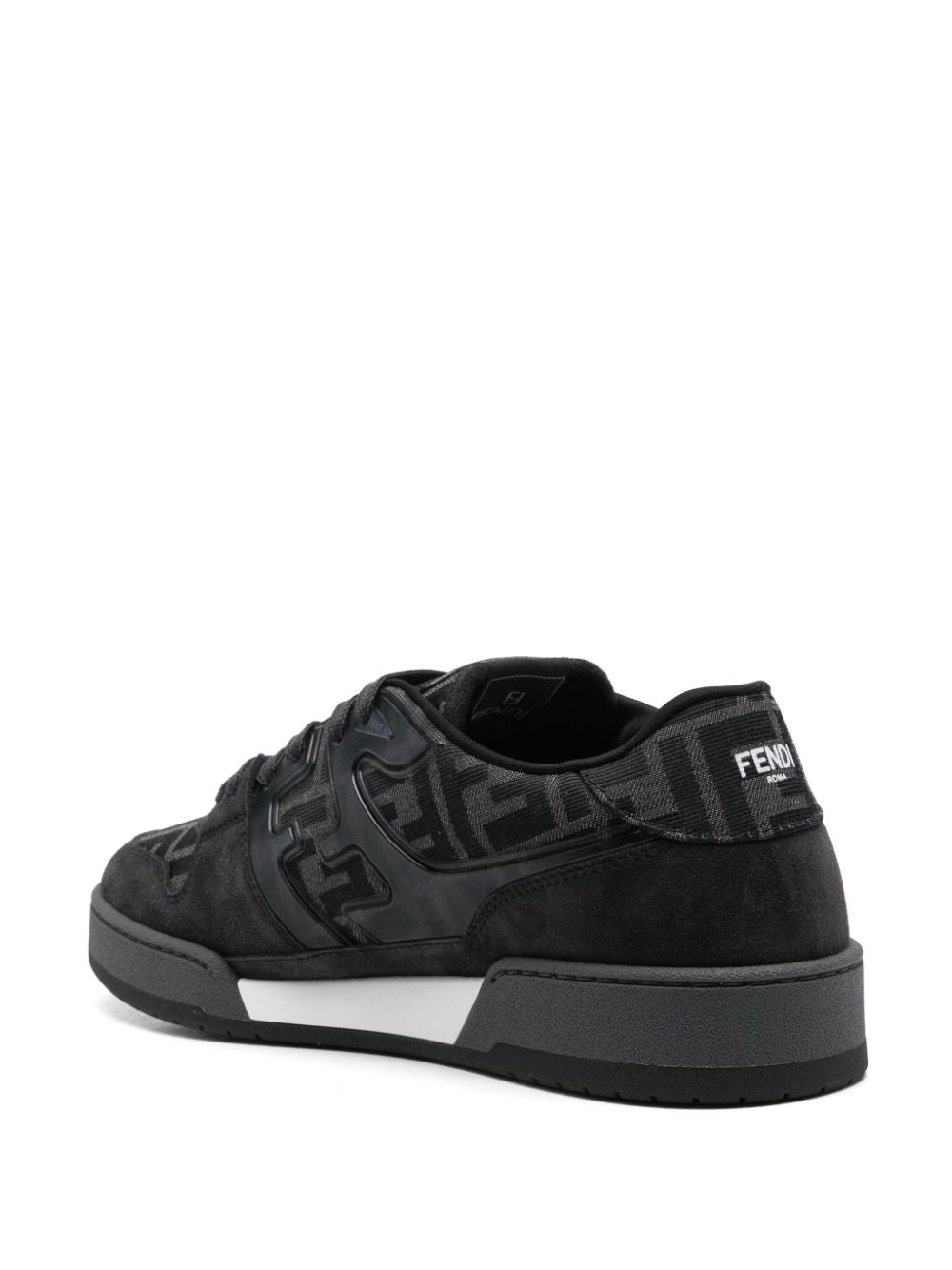 Fendi Sneakers Grey Calf Leather