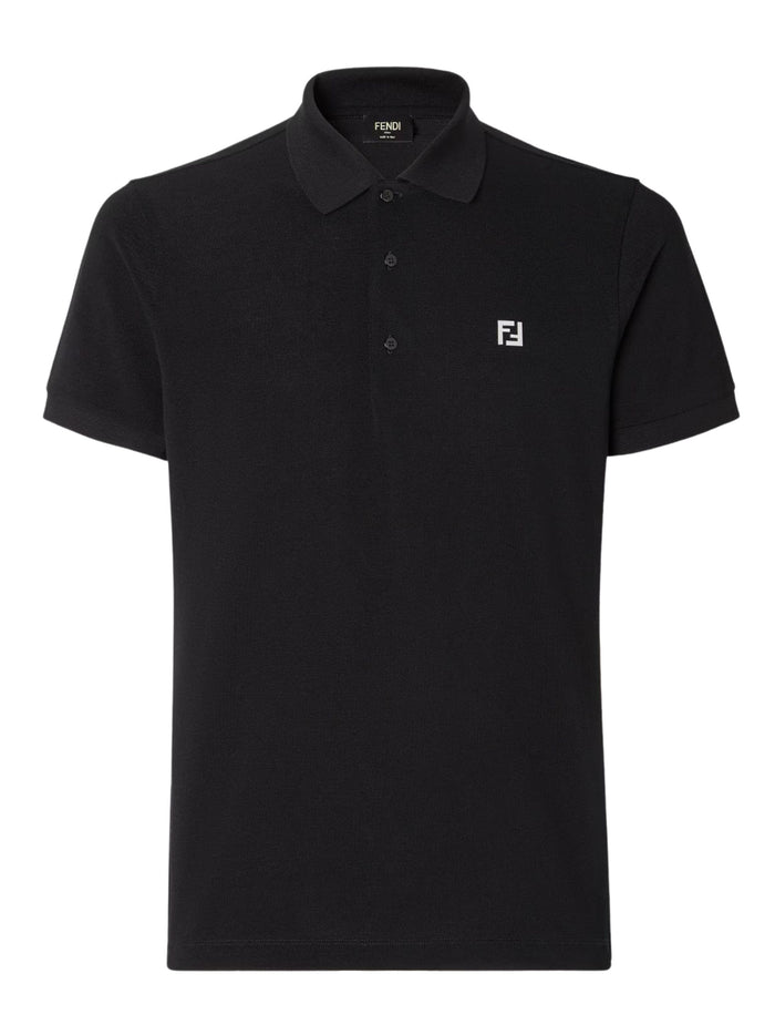 Fendi T-shirts and Polos Black Cotton