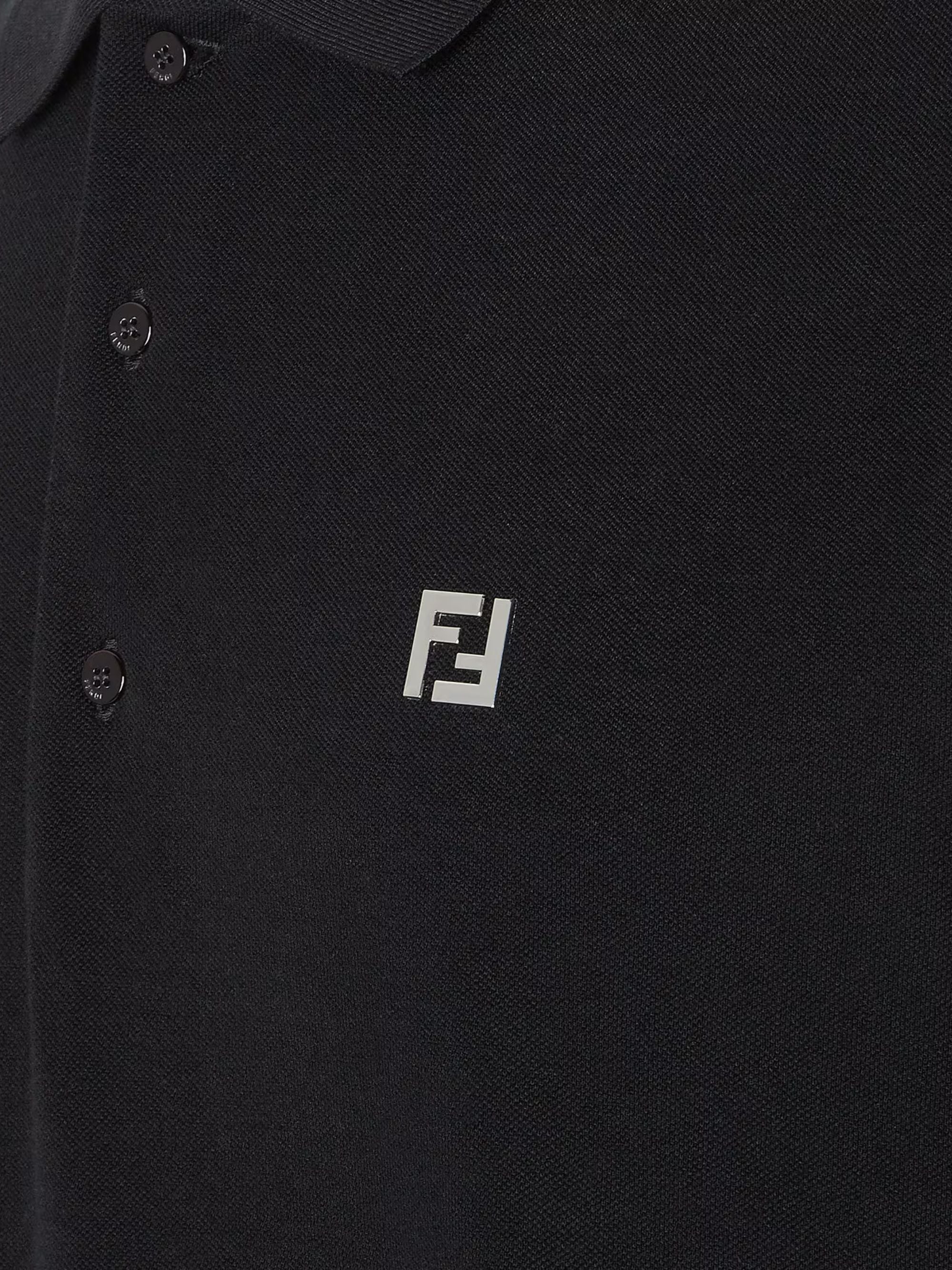 Fendi T-shirts and Polos Black Cotton