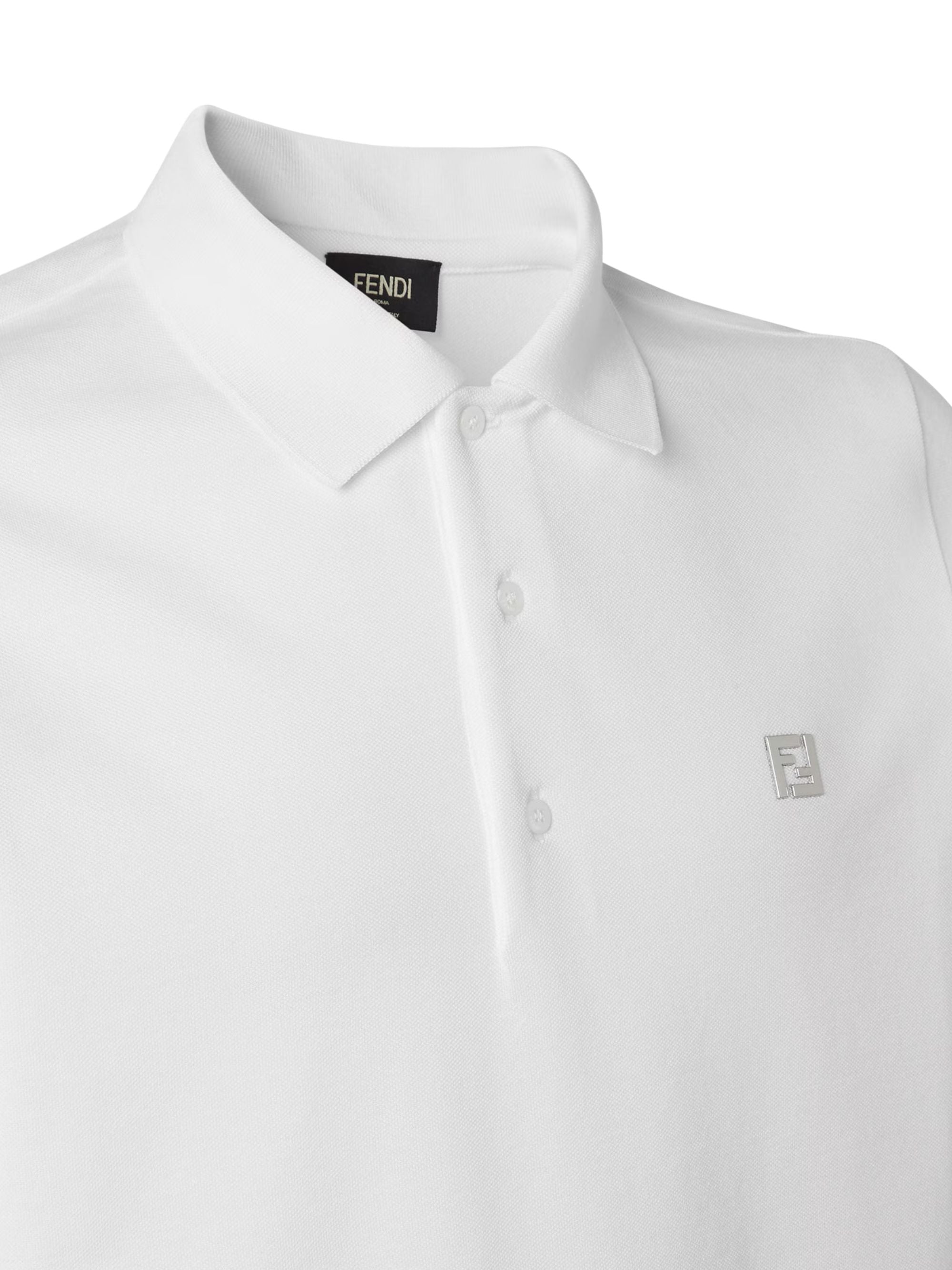 Fendi T-shirts and Polos White Cotton