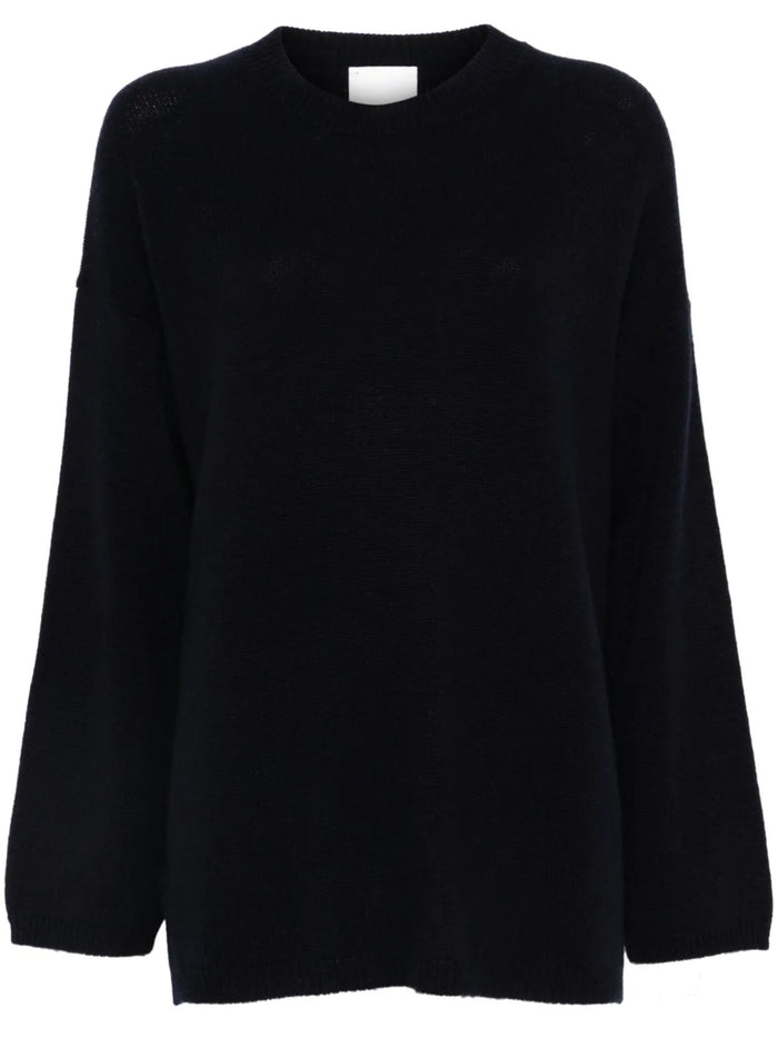 Allude Sweaters Blue Wool Cashmere