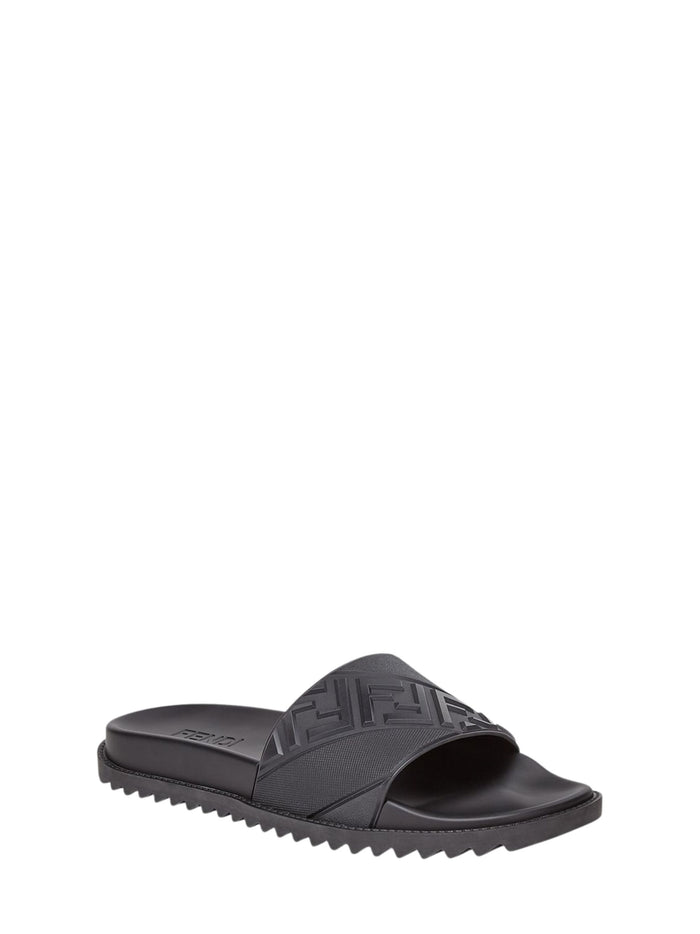 Fendi Sneakers Black Polyurethane