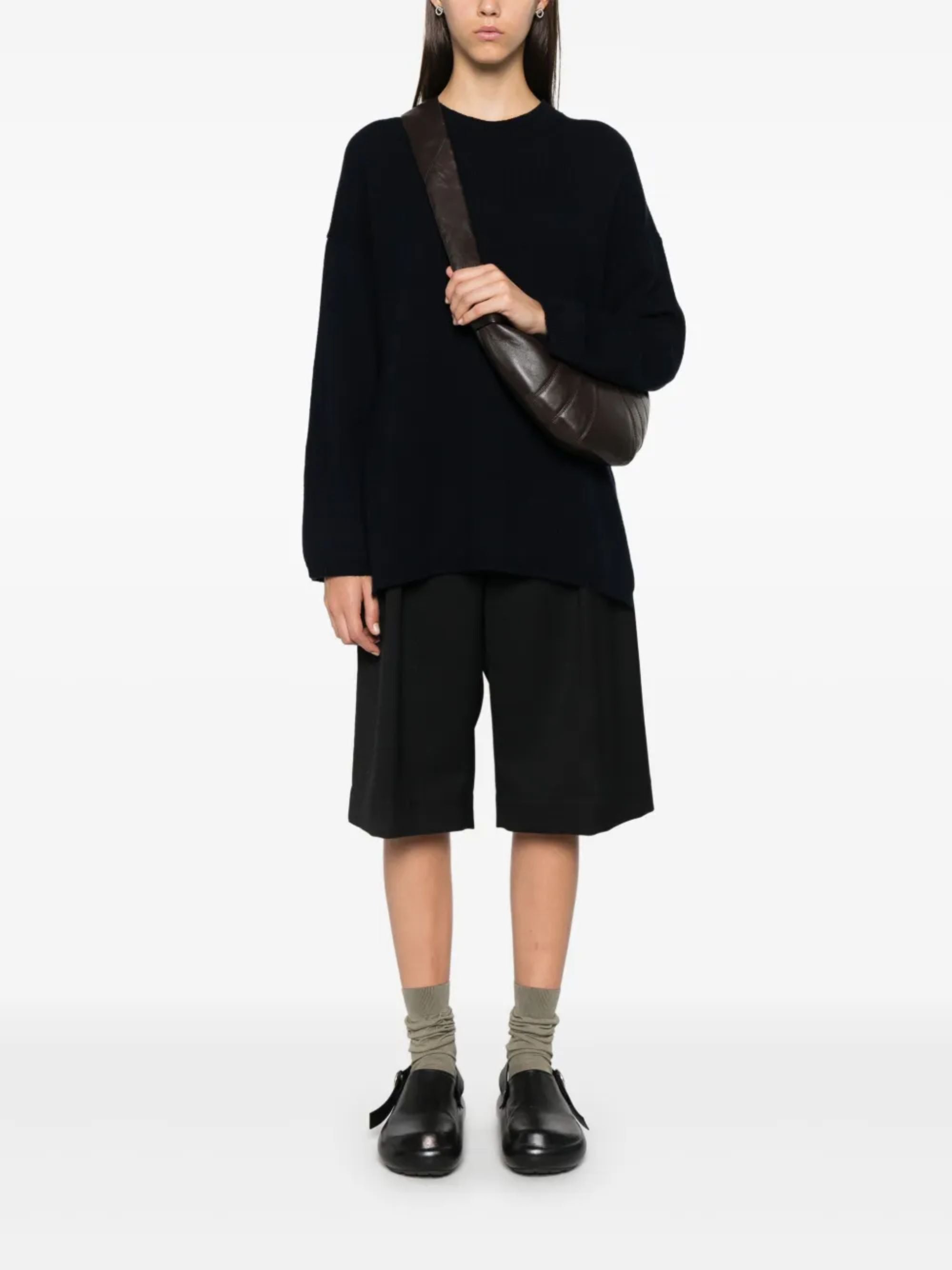 Allude Sweaters Blue Wool Cashmere