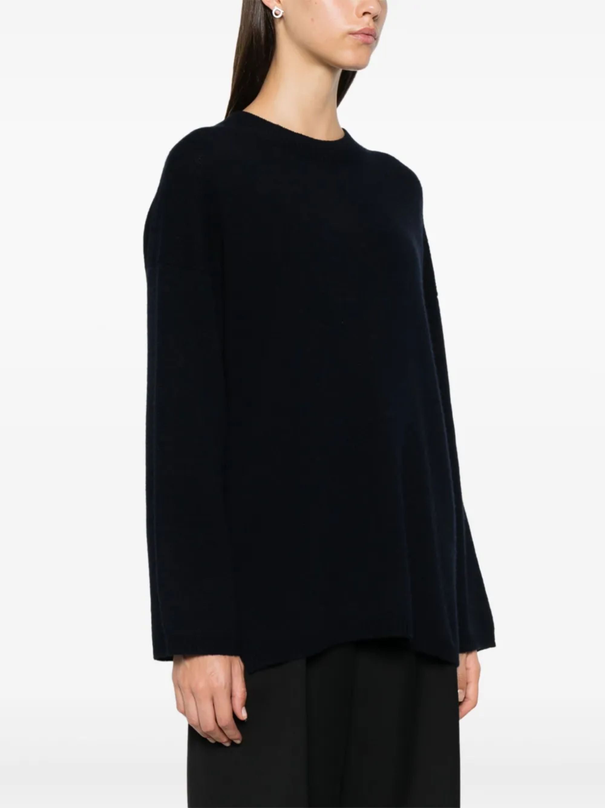 Allude Sweaters Blue Wool Cashmere