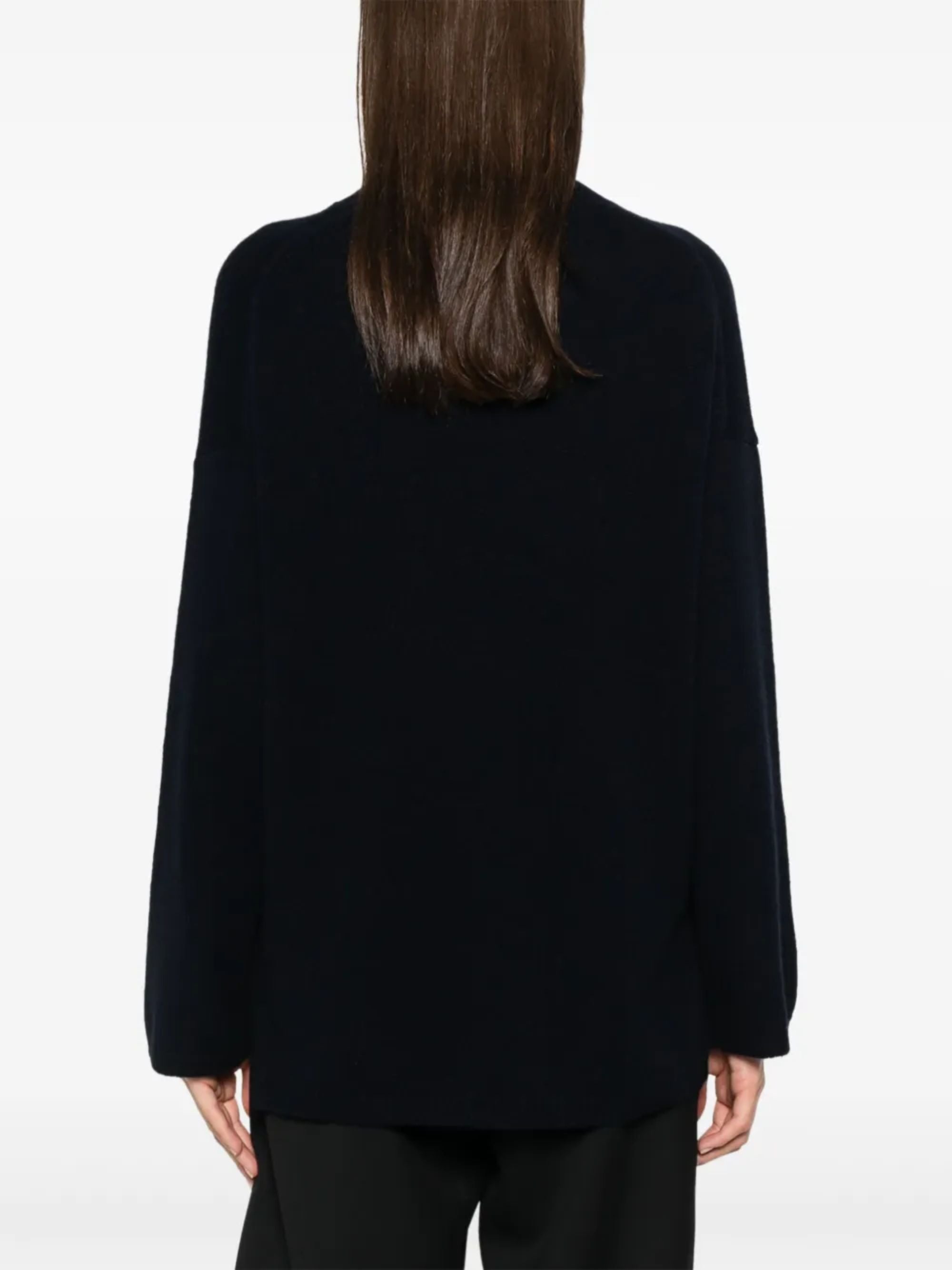 Allude Sweaters Blue Wool Cashmere