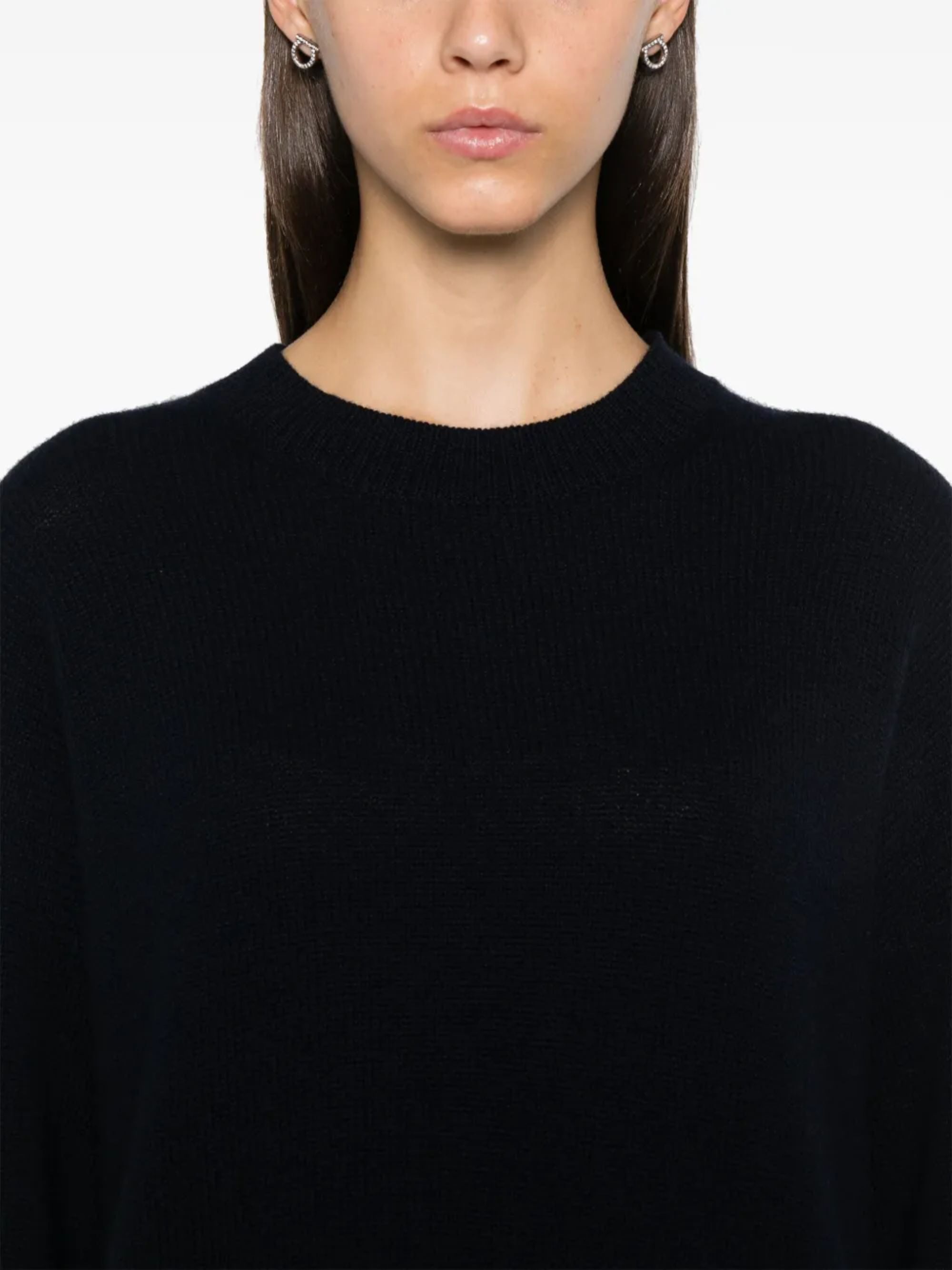 Allude Sweaters Blue Wool Cashmere