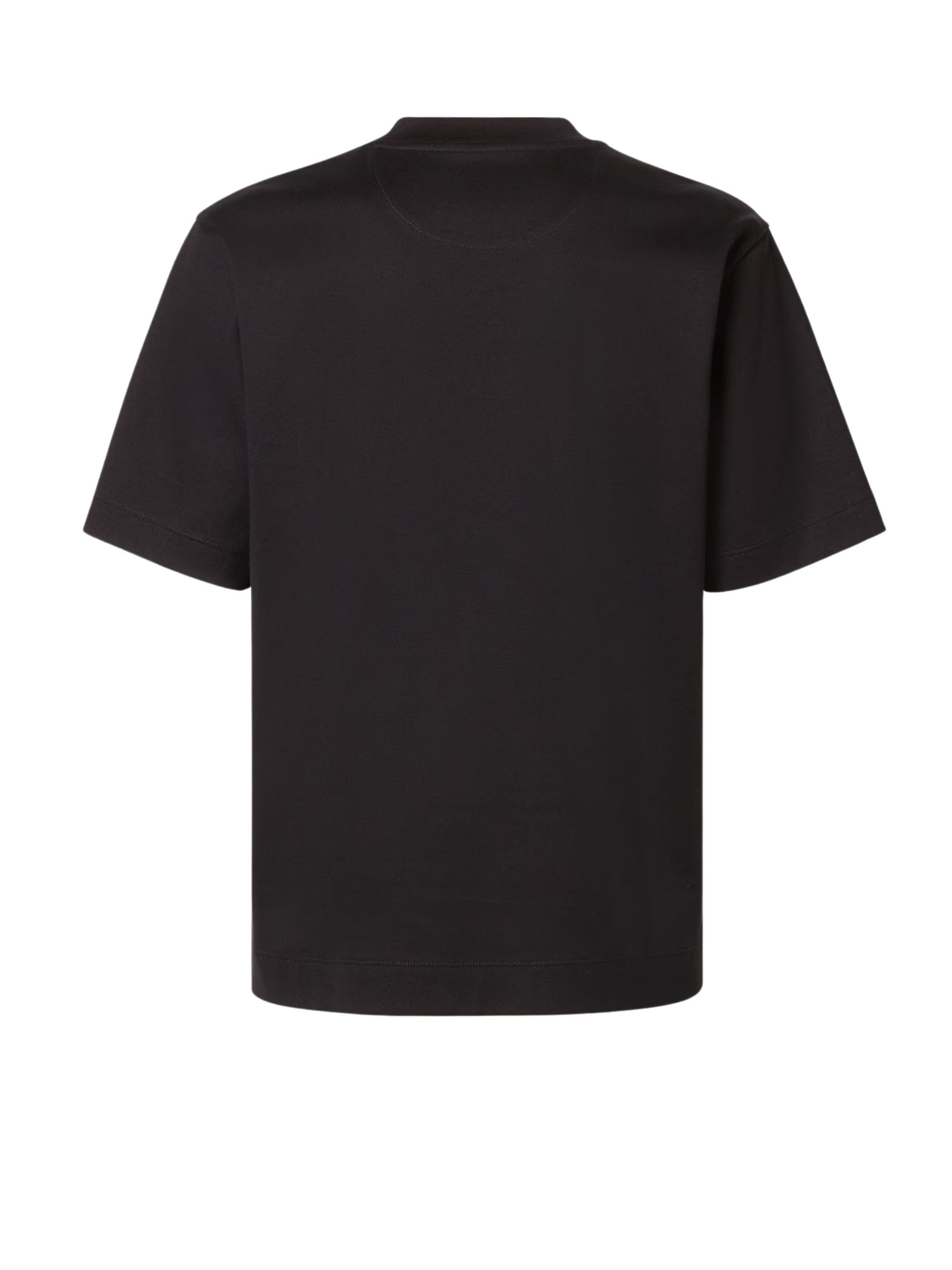 Fendi T-Shirts And Polos Black Cotton