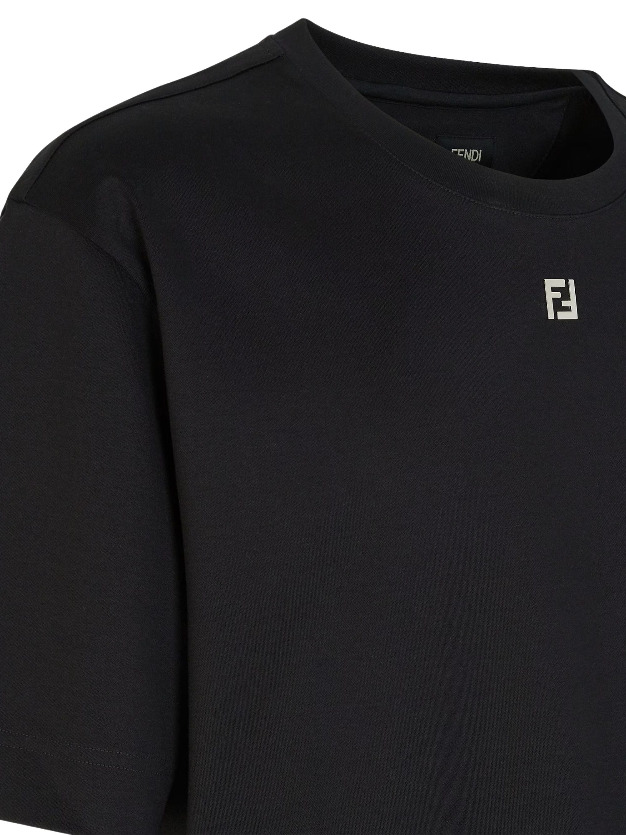 Fendi T-shirts and Polos Black Cotton