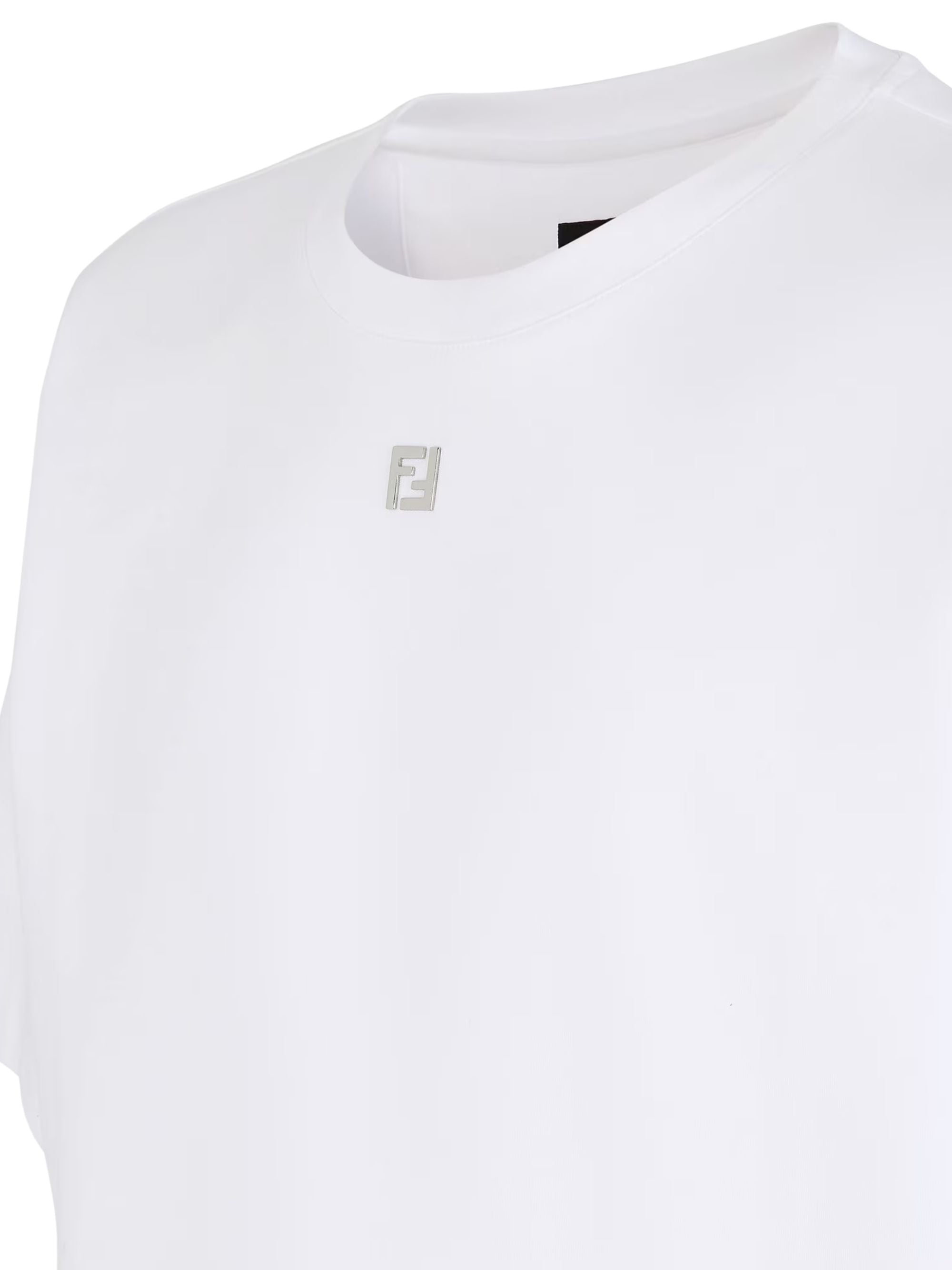 Fendi T-shirts and Polos White Cotton