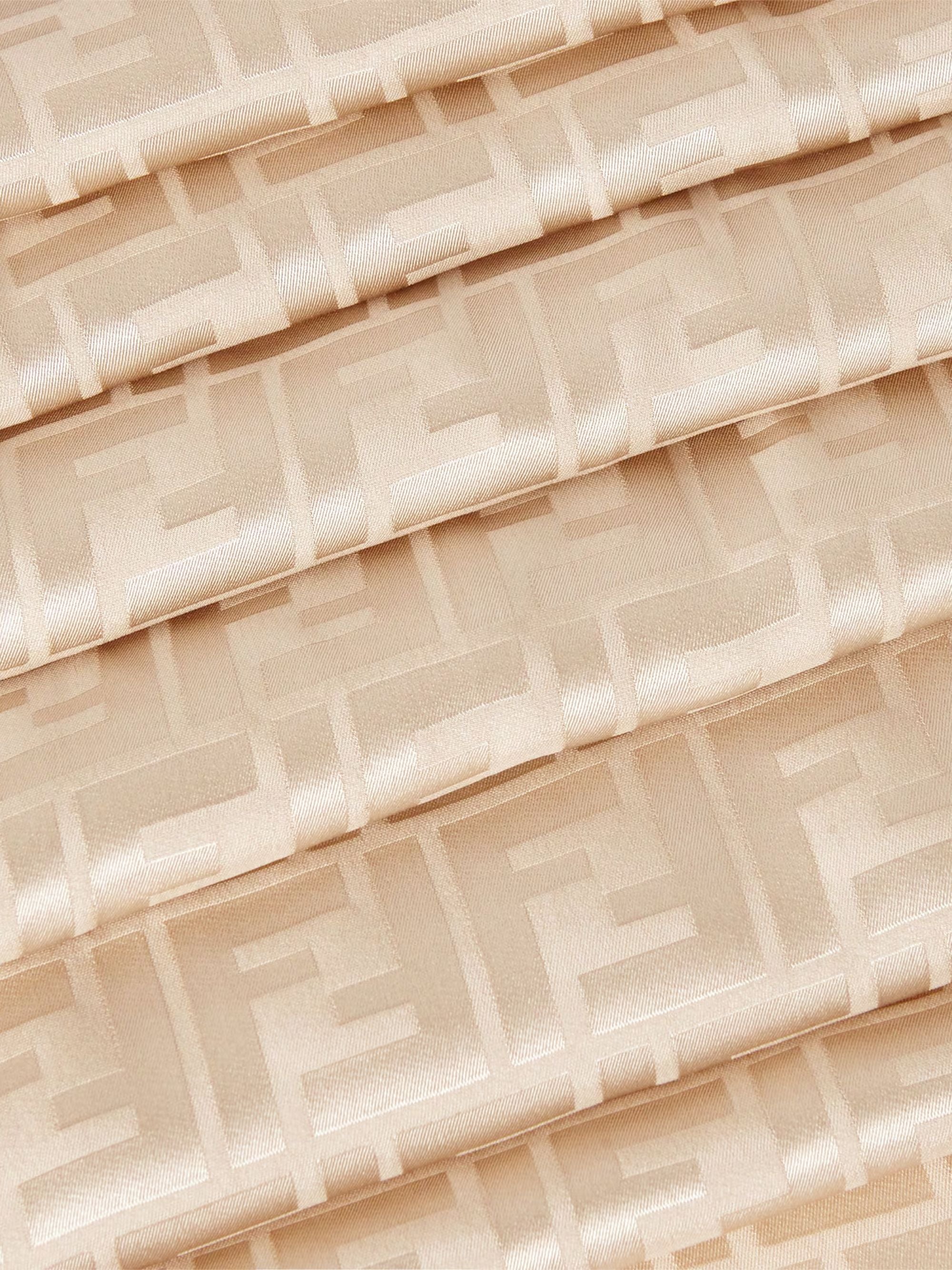 Fendi Scarfs Beige Silk