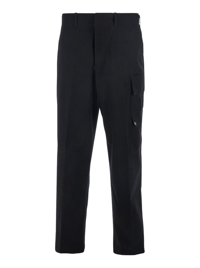 Fendi Trousers Black Cotton Elastane