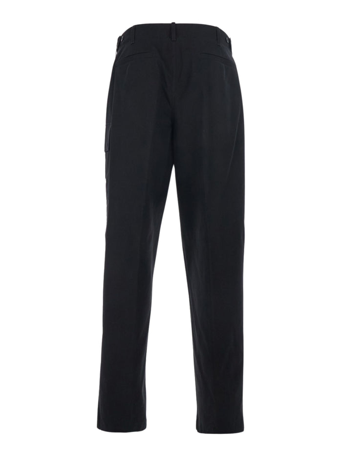 Fendi Trousers Black Cotton Elastane