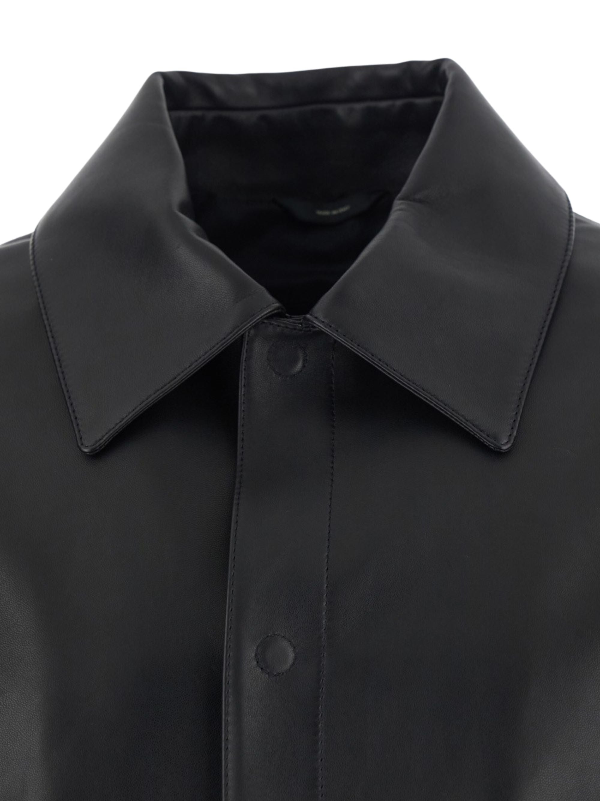 Fendi Coats Black Lambskin