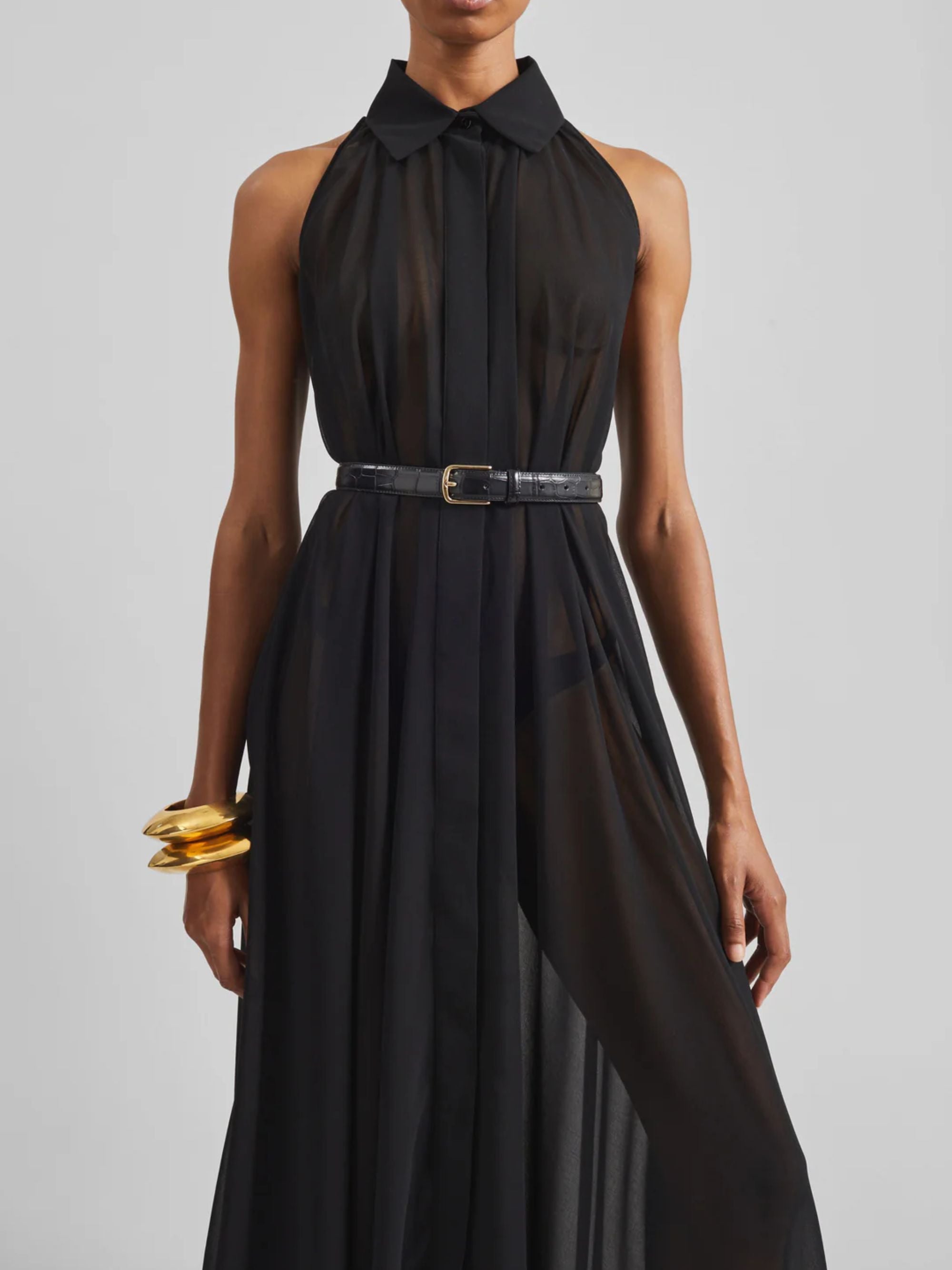 The Frankie Shop Dresses Nero Polyester