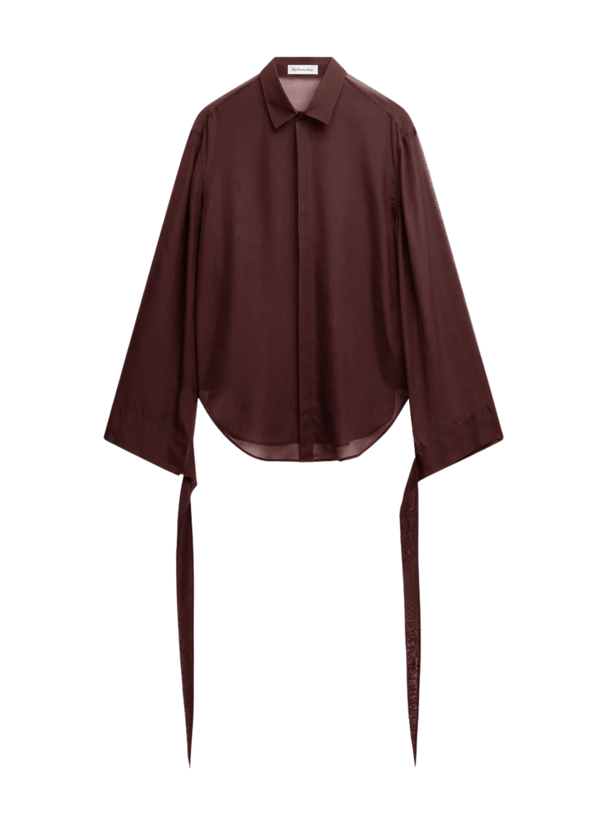 The Frankie Shop Shirts Bordeaux Polyester