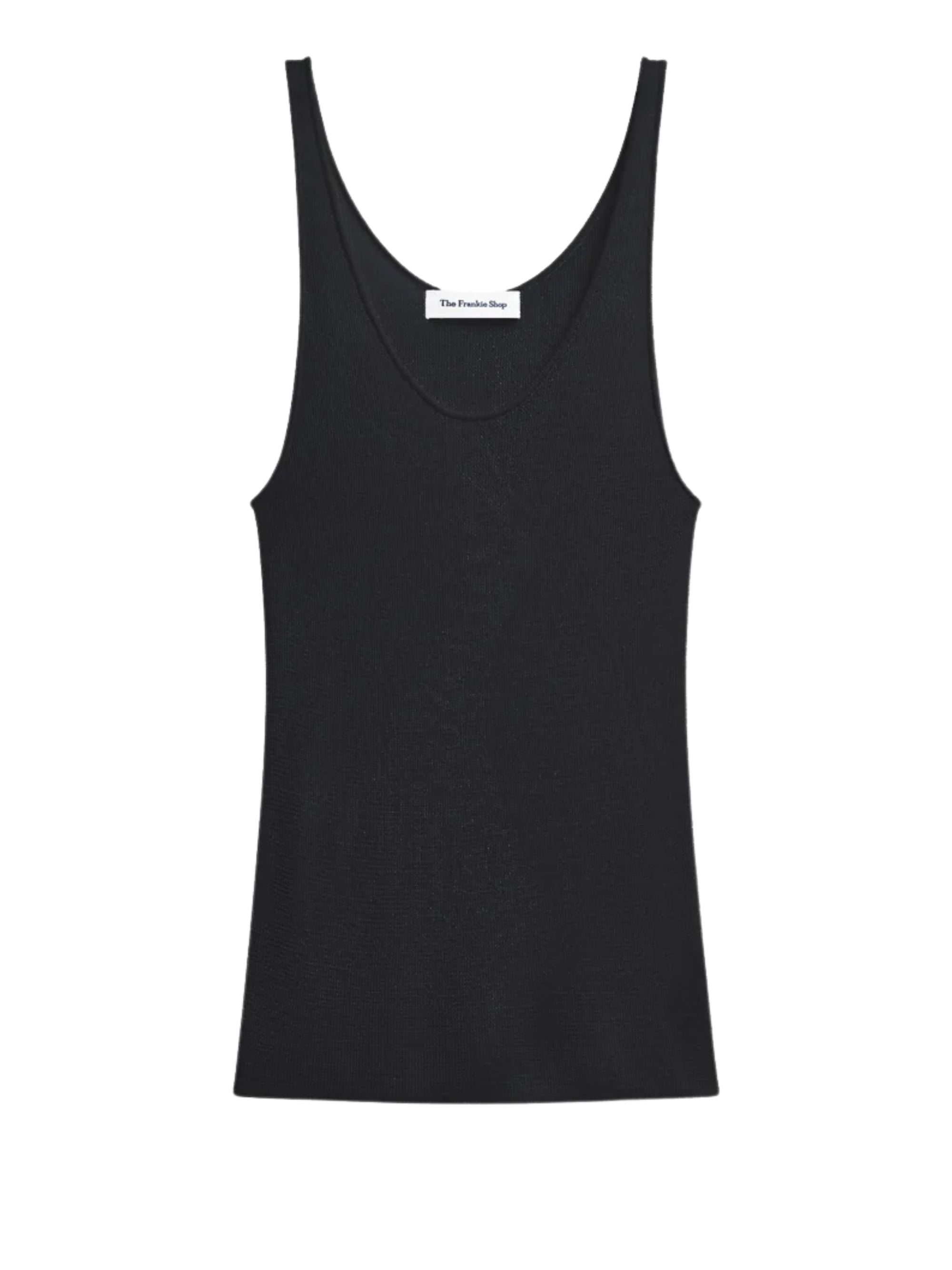 The Frankie Shop Top Nero Rayon
