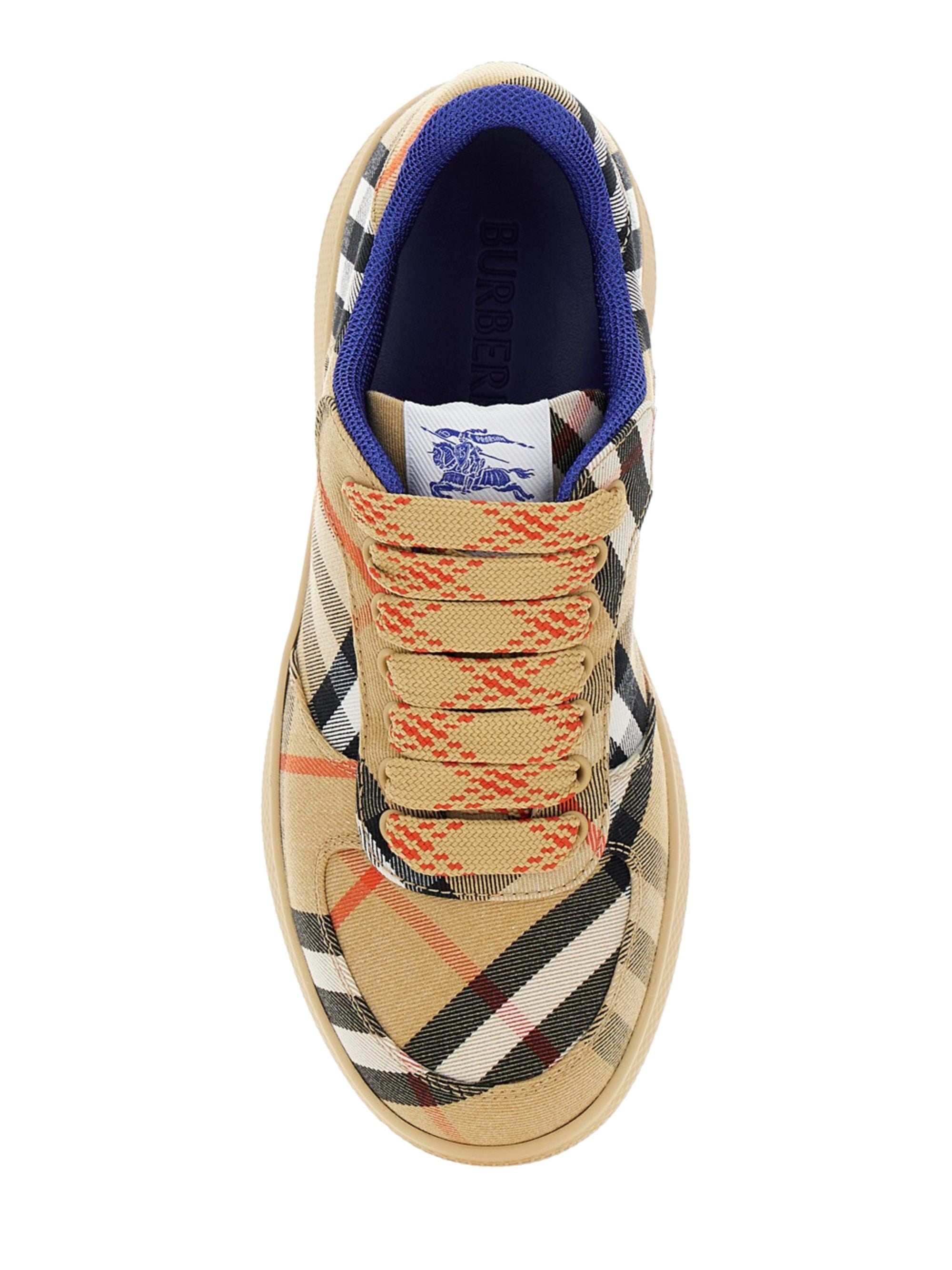 Burberry Sneakers Beige Polyester Cotton