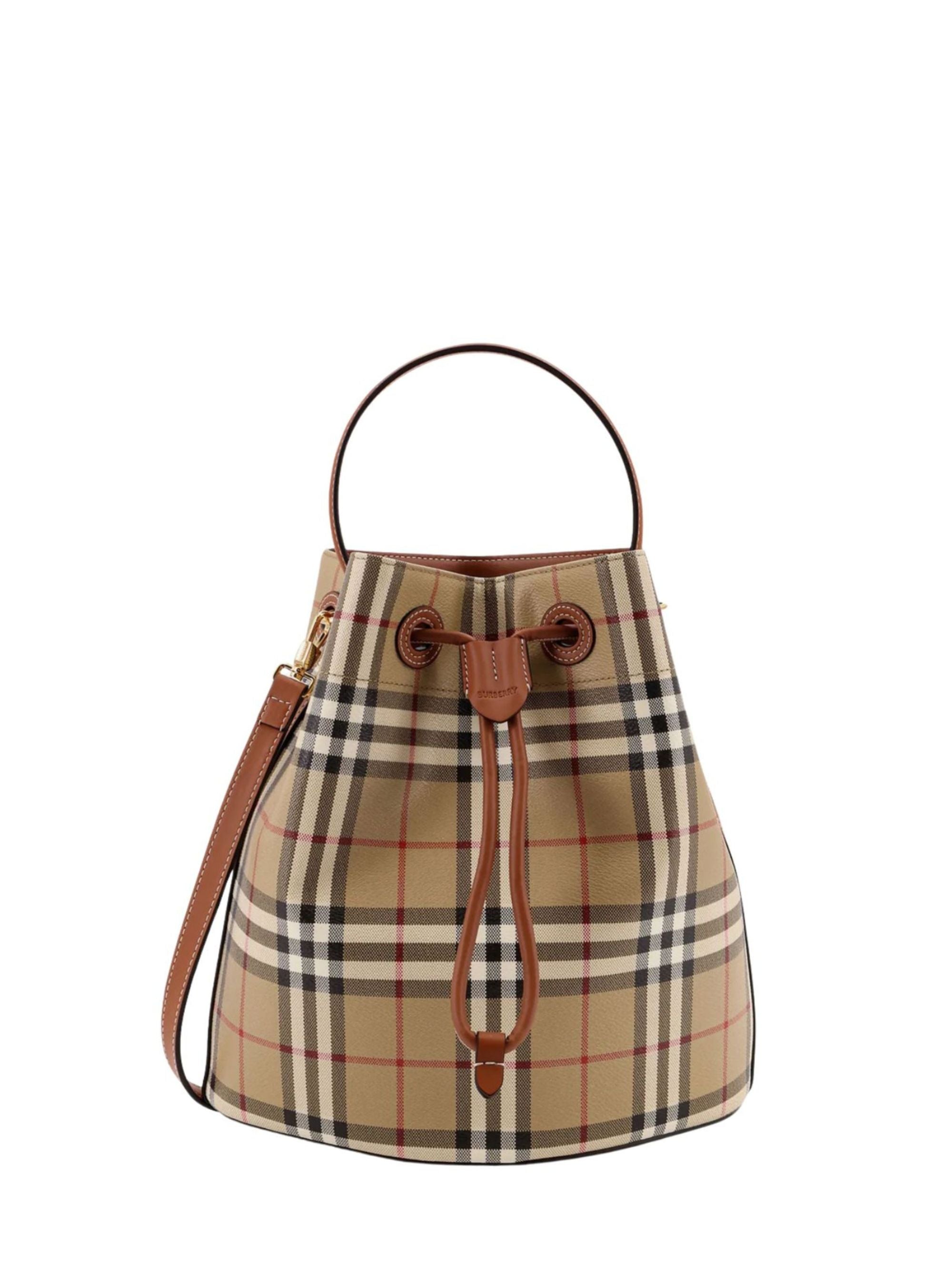 Burberry Bags Beige Polyurethane Polyester Cotton