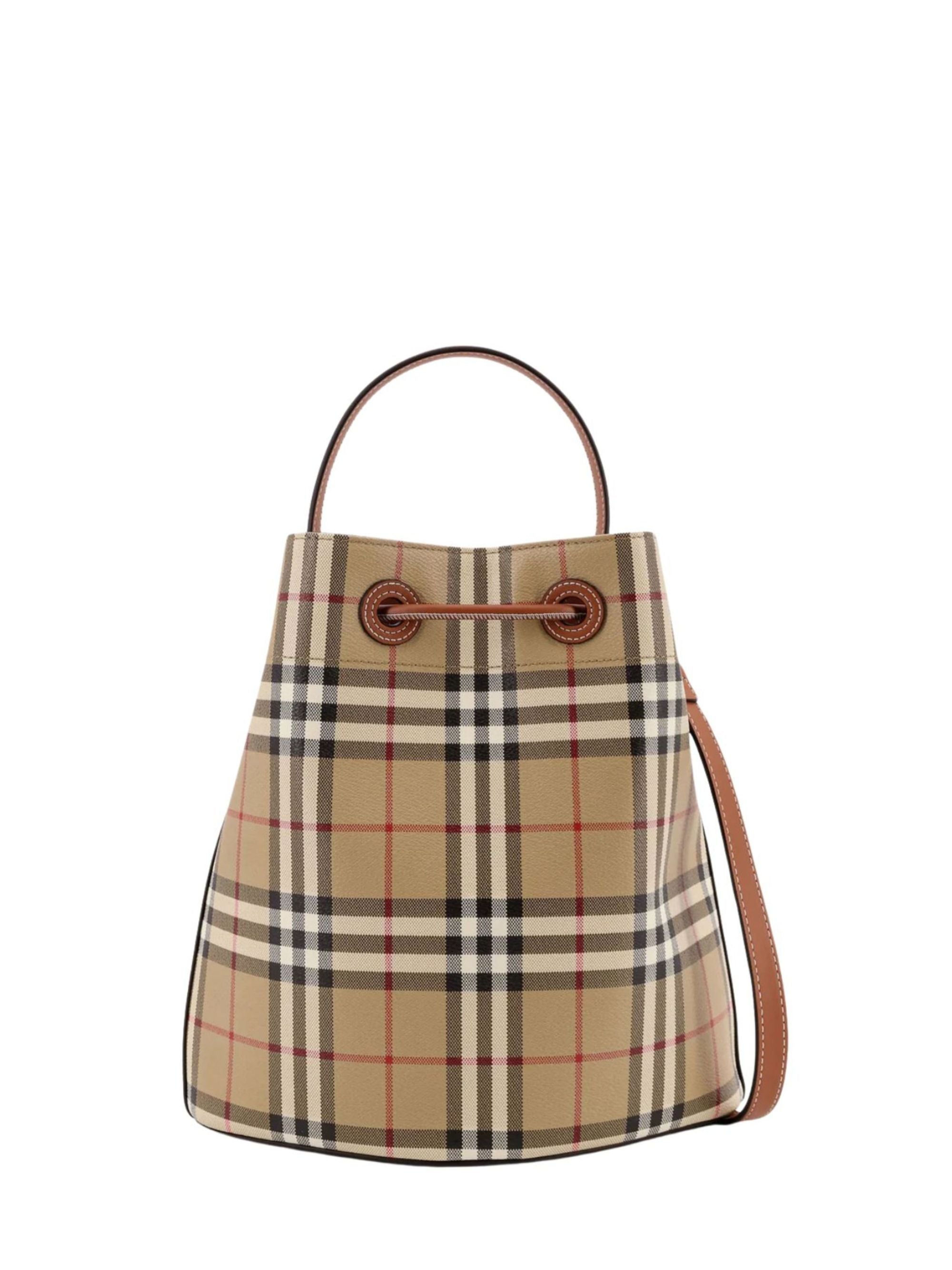 Burberry Bags Beige Polyurethane Polyester Cotton