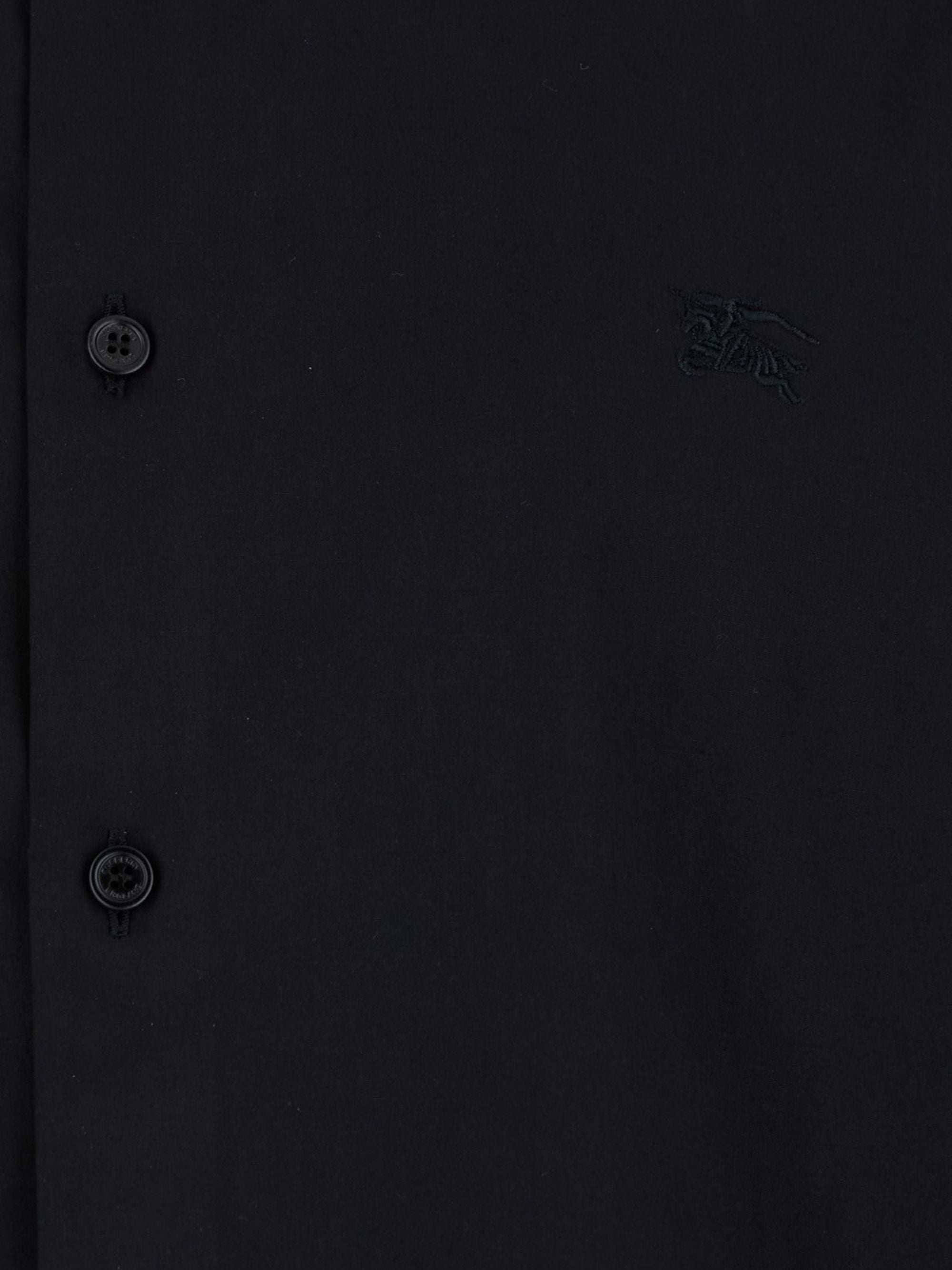 Burberry Shirts Black Cotton Elastane