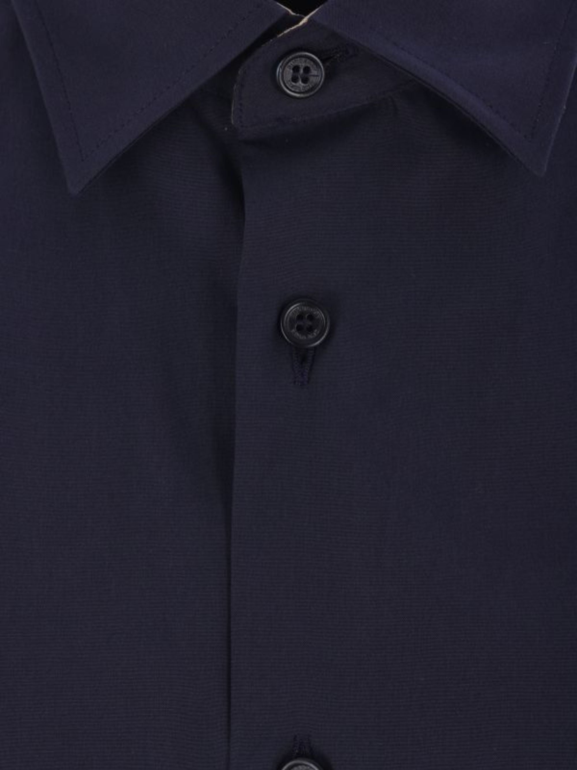 Burberry Shirts Blue Cotton Elastane