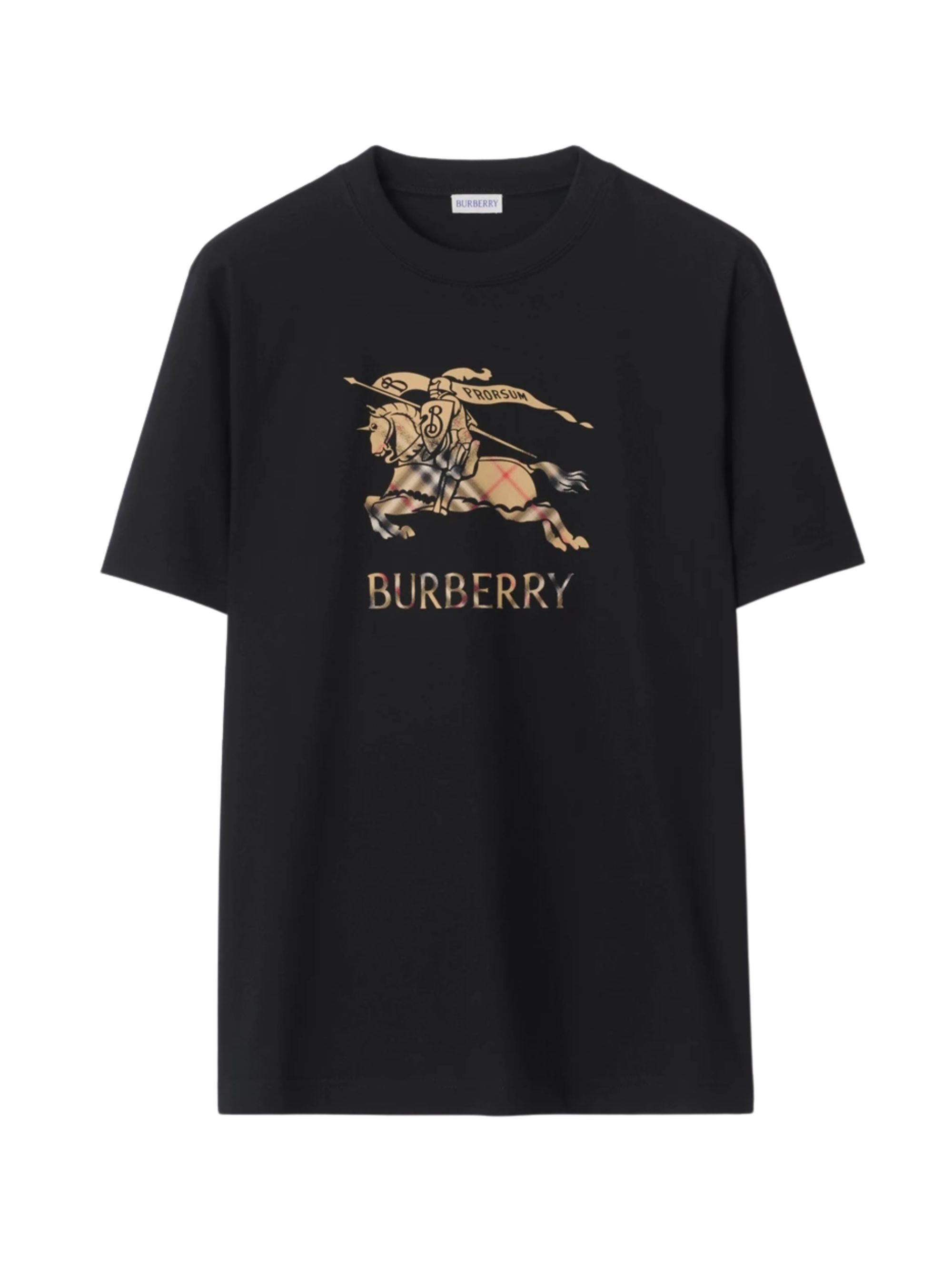 Burberry T-Shirts And Polos Black Cotton
