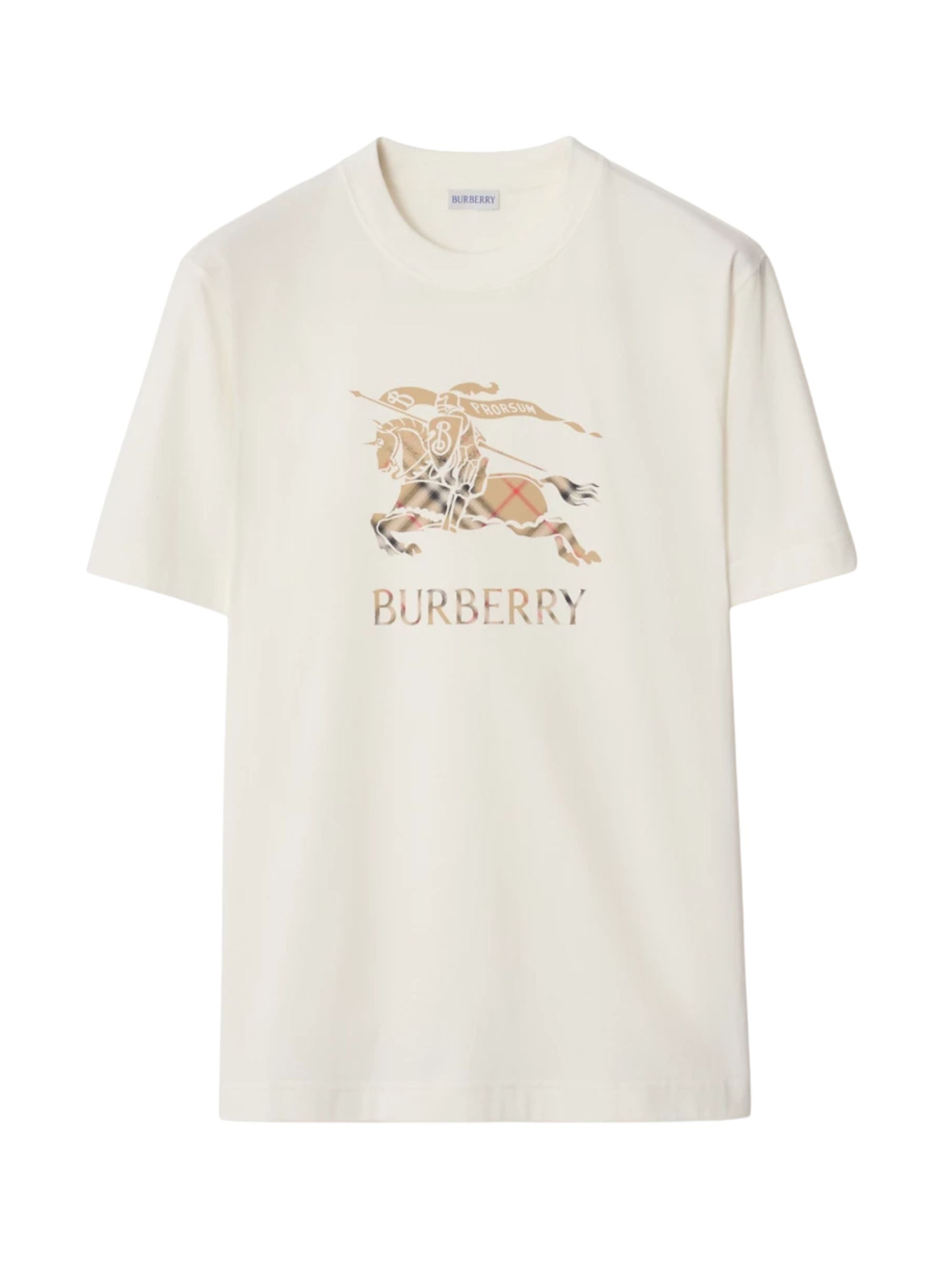 Burberry T-Shirts And Polos White Cotton