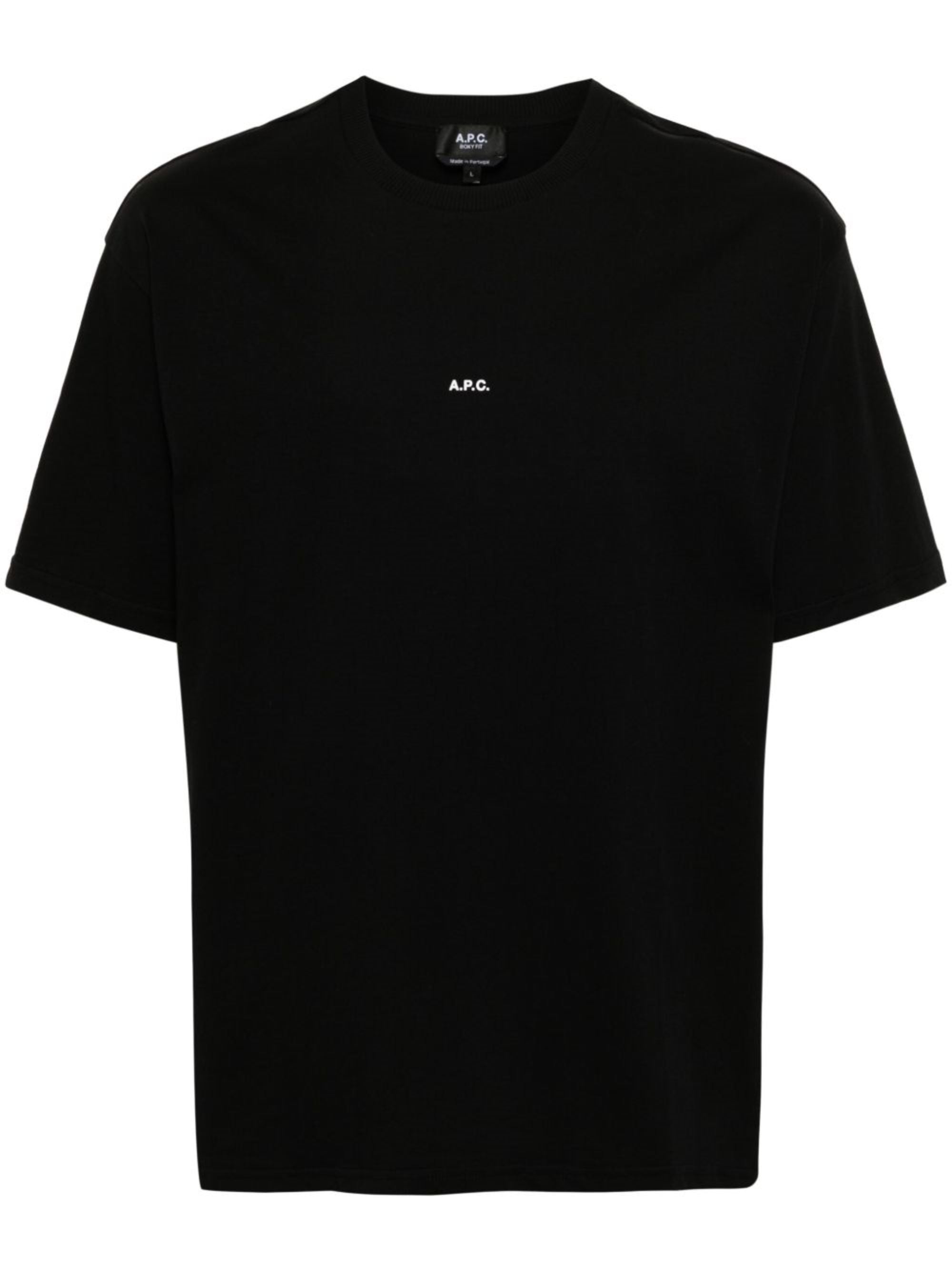 A.p.c. T-Shirts And Polos Black Biological Cotton
