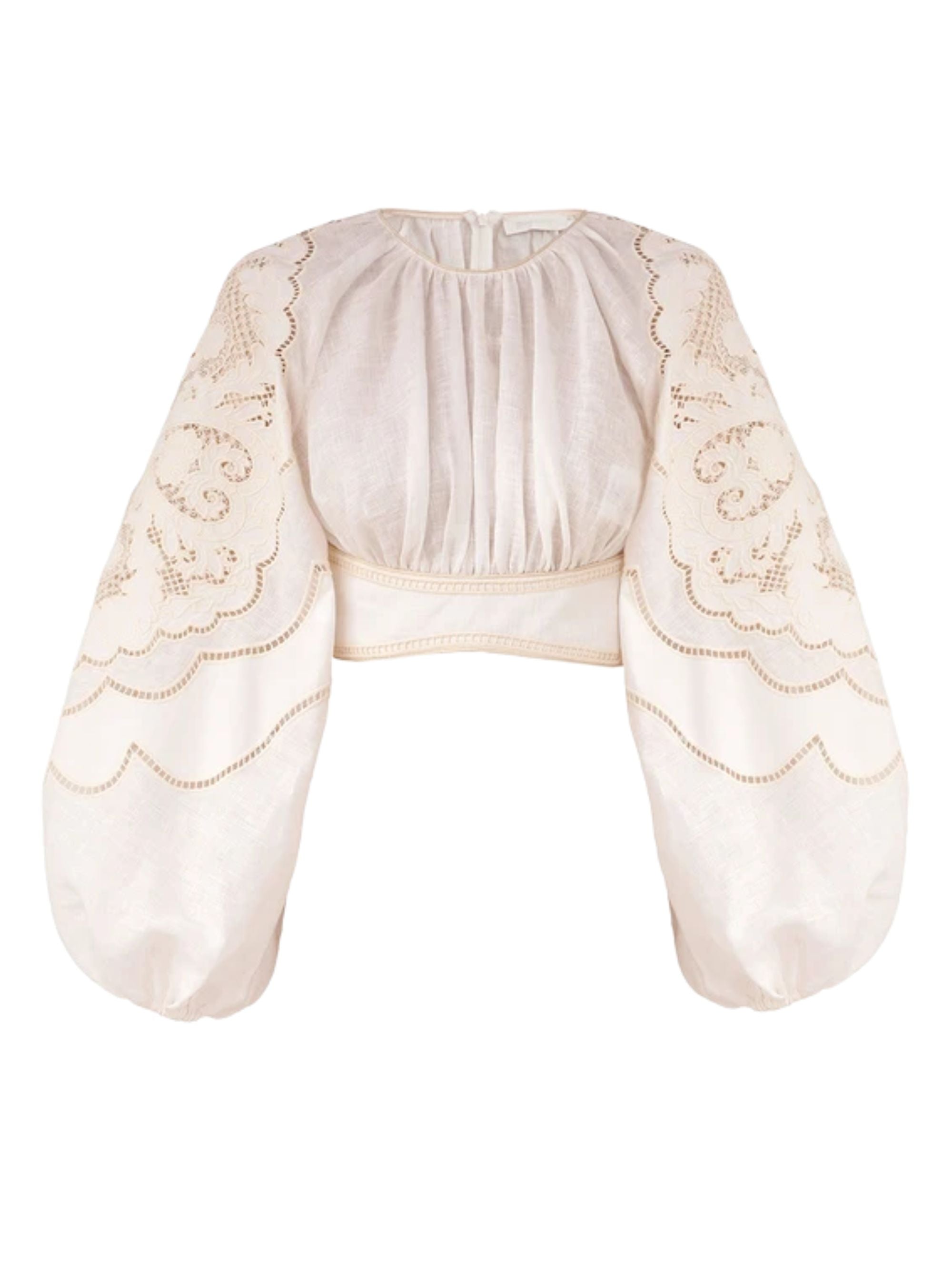 Zimmermann Top Beige Linen