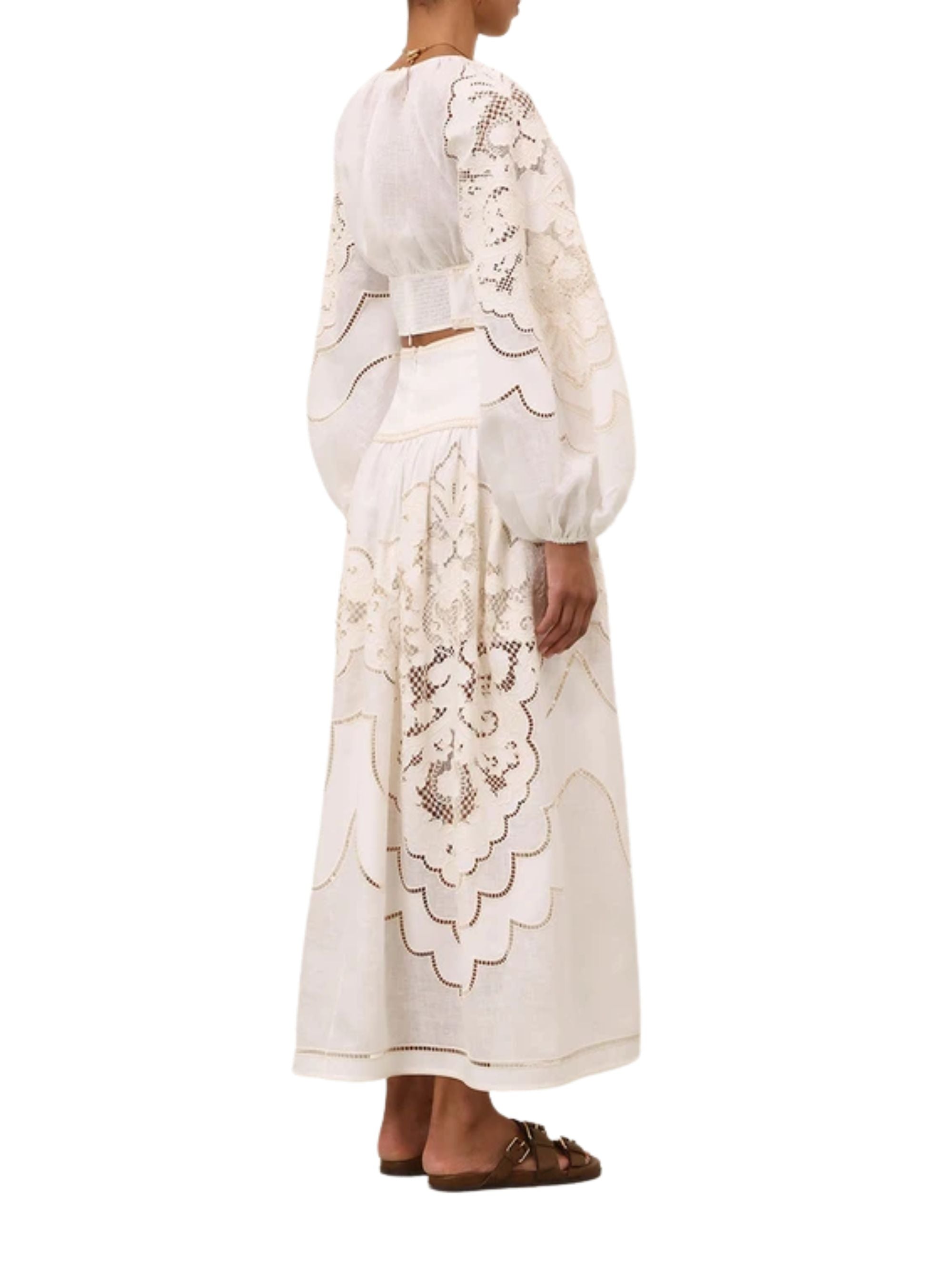 Zimmermann Top Beige Linen