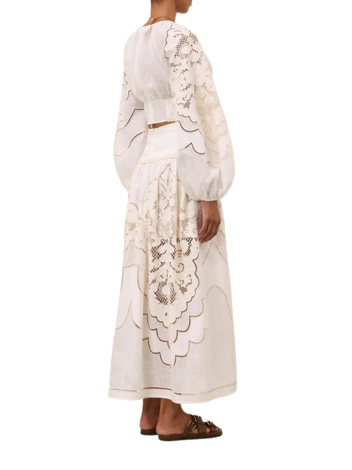 Zimmermann Top Beige Linen
