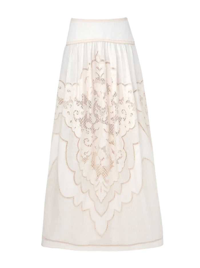 Zimmermann Skirts Beige Linen
