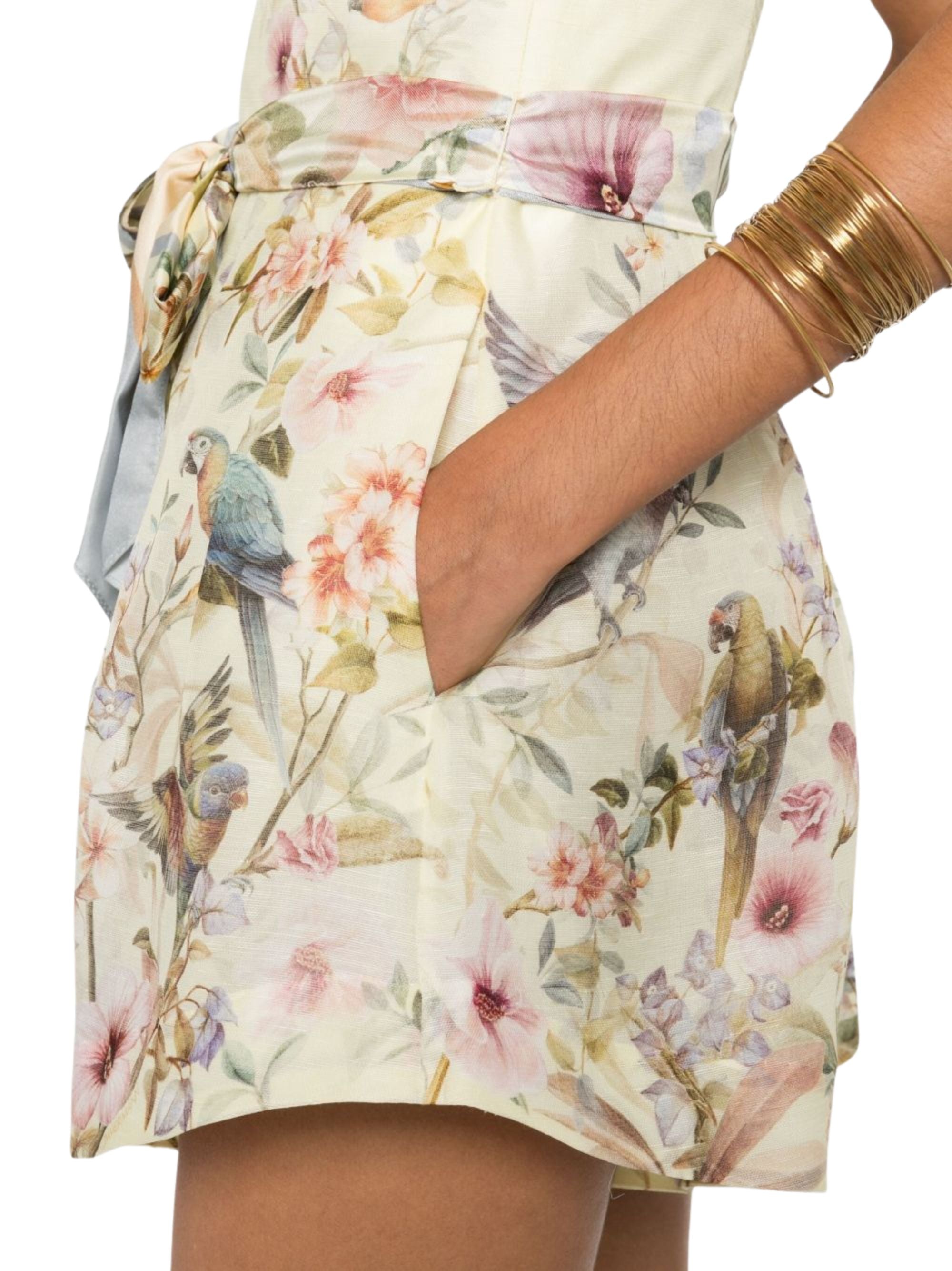 Zimmermann Dresses Yellow Linen Silk