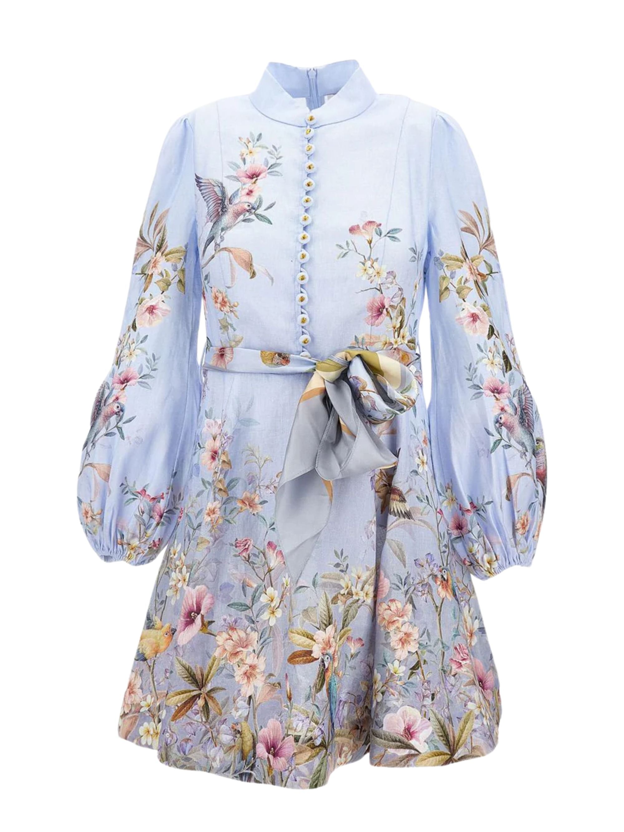 Zimmermann Dresses Clear Blue Linen